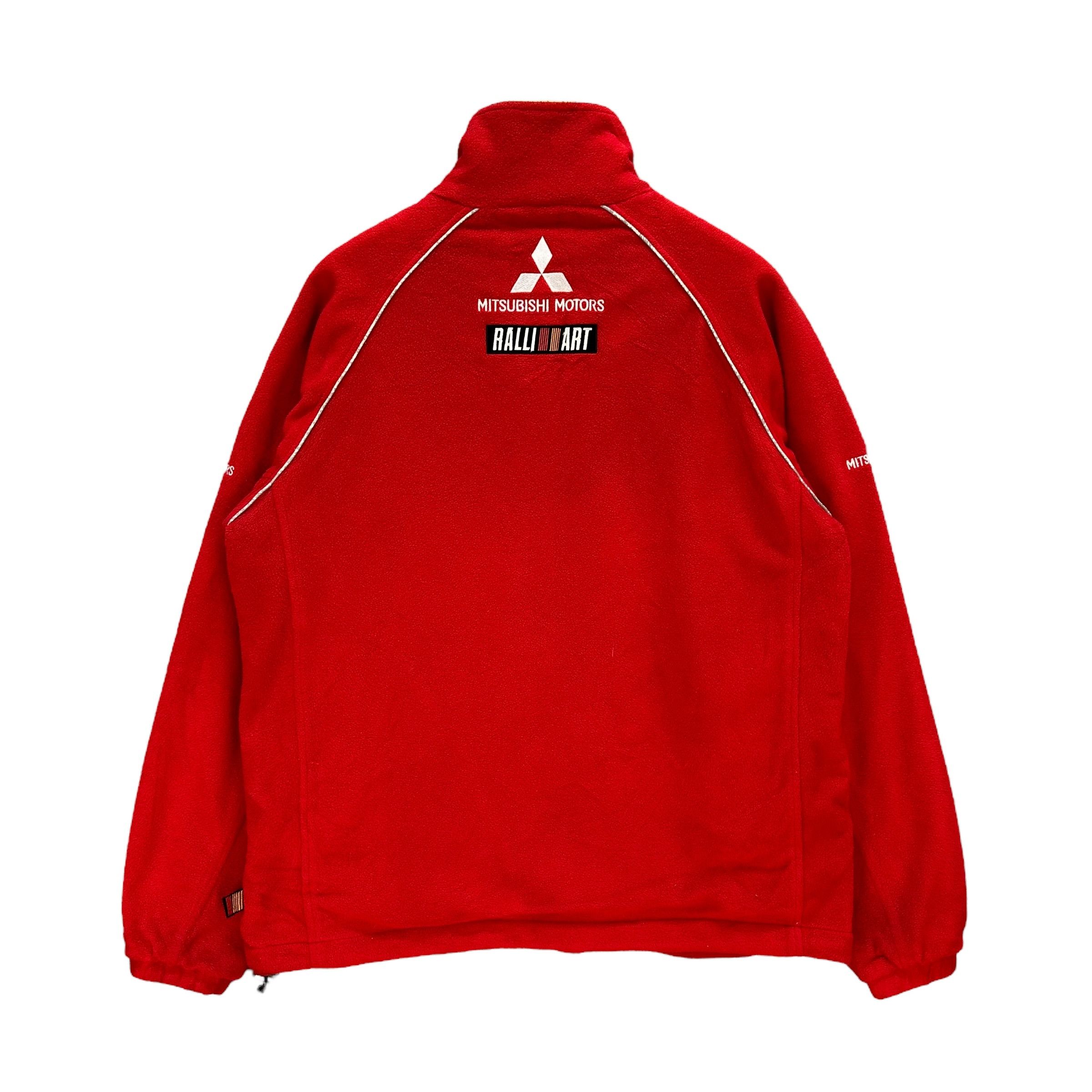 Vintage Vintage 90's MITSUBISHI RALLI ART Fleece Jacket #A71-1732 Size US L / EU 52-54 / 3 - 16 Thumbnail