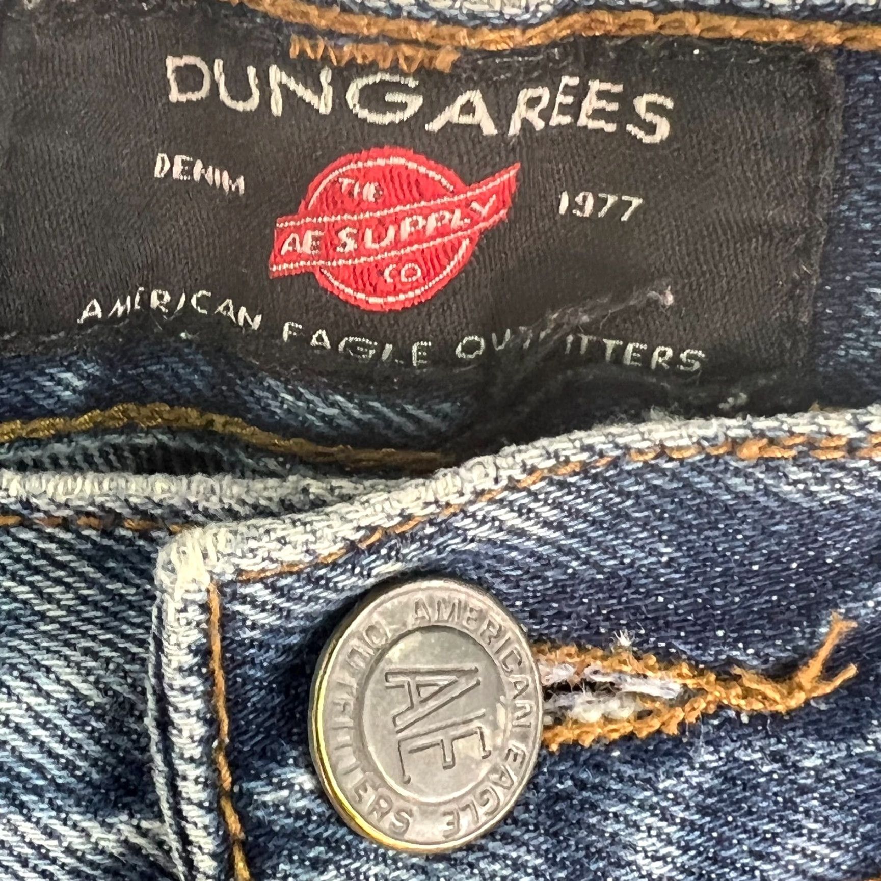 American Eagle Outfitters American Eagle Outfitters Jeans Womens 14 Blue Denim Flat Front Size 36" / US 14 / IT 50 - 6 Thumbnail