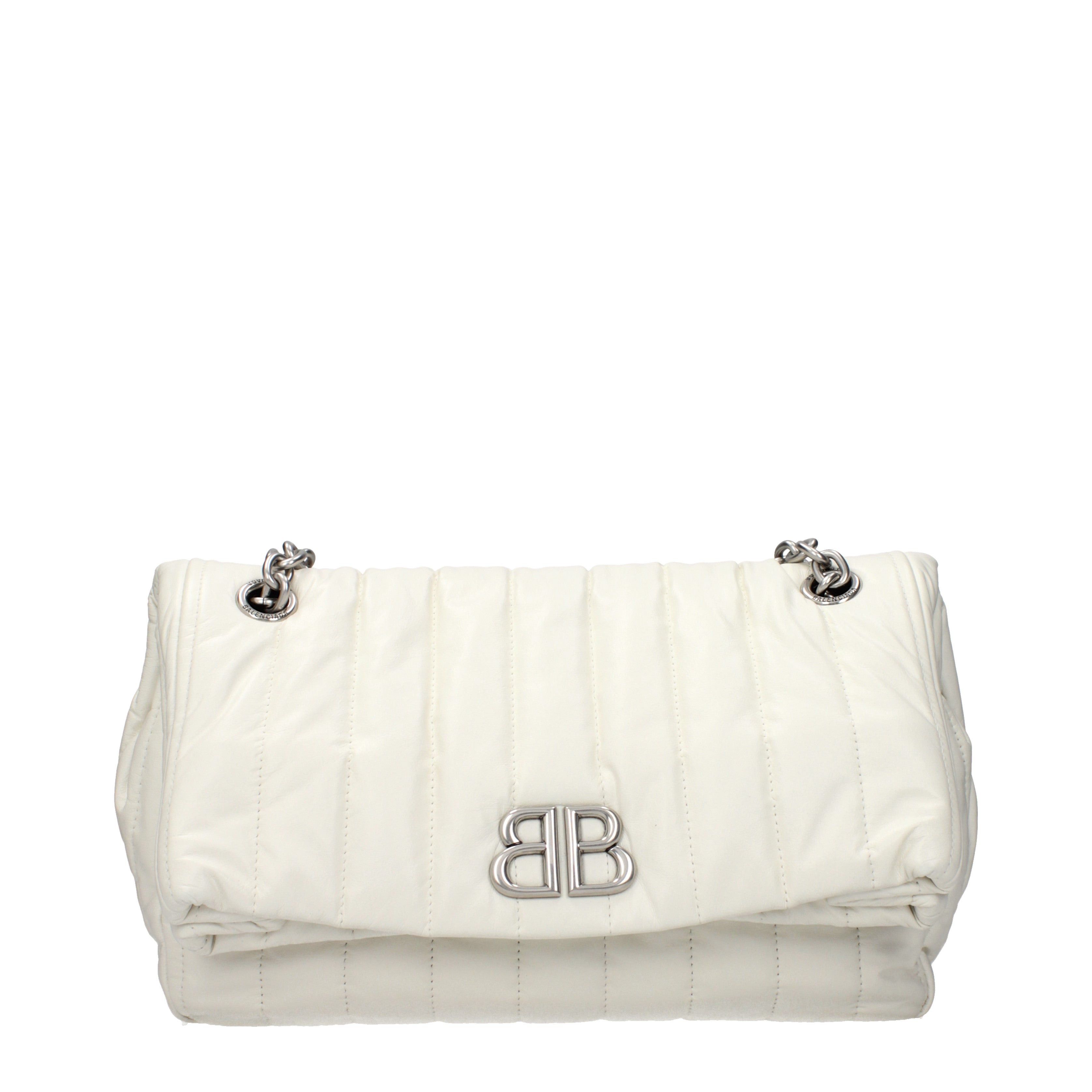 Balenciaga Balenciaga Shoulder Bags Women Leather White/Off White Size ONE SIZE - 1 Thumbnail