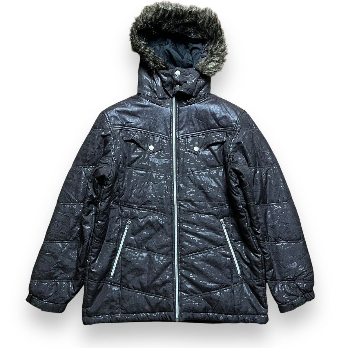 If Six Was Nine 🇯🇵 AIRWALK PUFFER DOWN FUR JACKET LGB STYLE Size US M / EU 48-50 / 2 - 1 Thumbnail