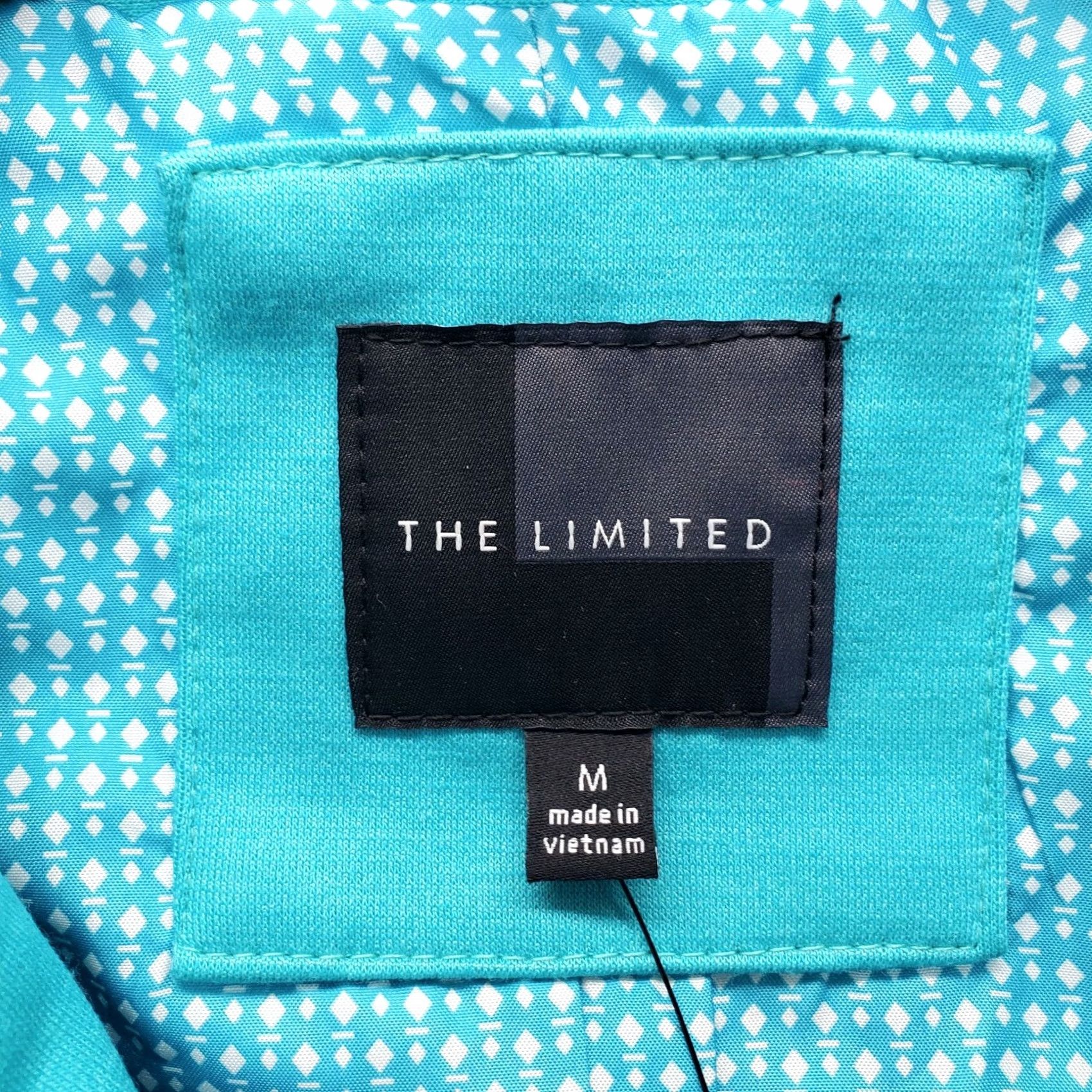 Vintage The Limited Blazer Jacket Womens Size M: Blue Solid Notch Lapel Single Breasted, Formal, Business, Jacket, Blazer Size M / US 6-8 / IT 42-44 - 7 Thumbnail