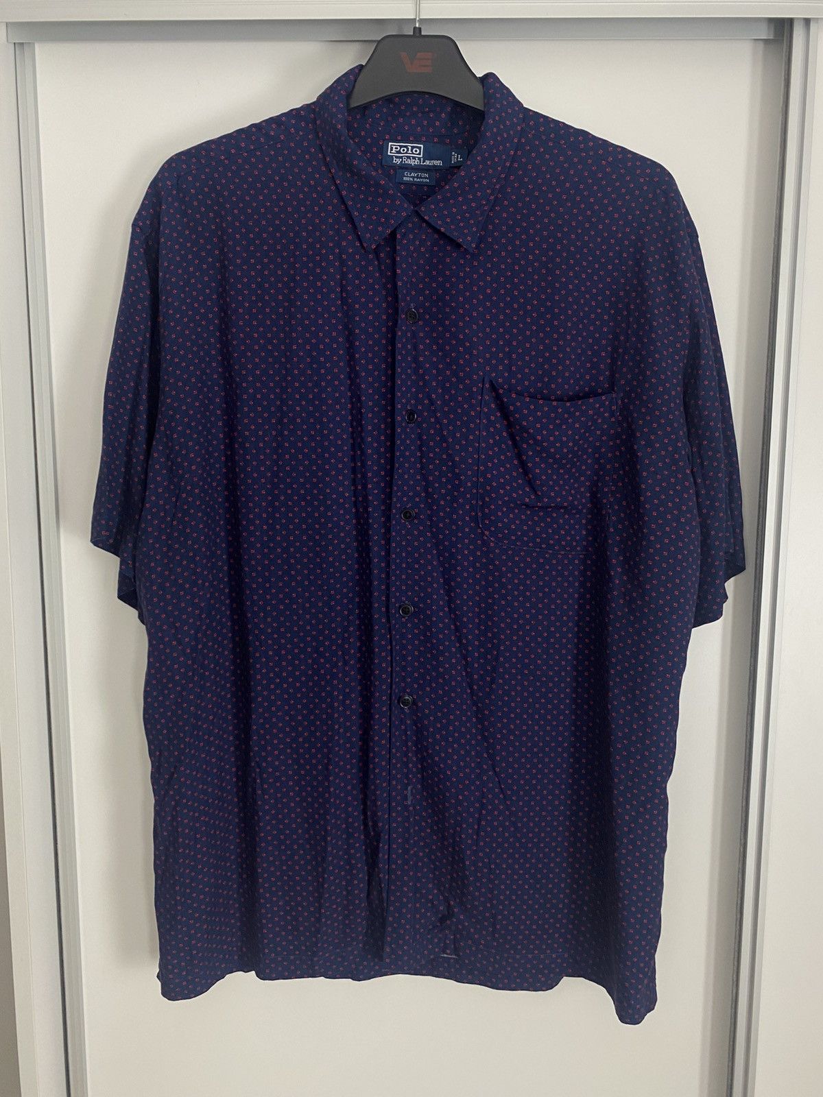 Polo Ralph Lauren Polo Ralph Lauren Short Sleeve Shirt Clayton Rayon vintage Size US L / EU 52-54 / 3 - 1 Thumbnail
