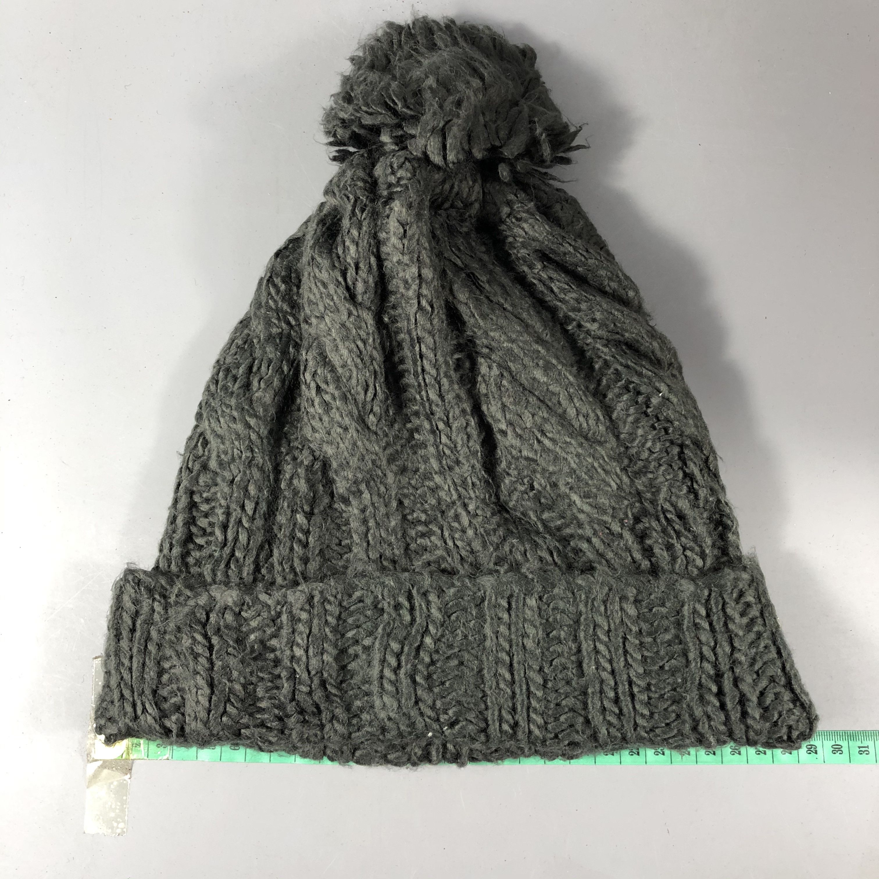 Japanese Brand Japanese Brand Cable Knit Slouchy Beanie Knitted Snowcap Size ONE SIZE - 3 Thumbnail