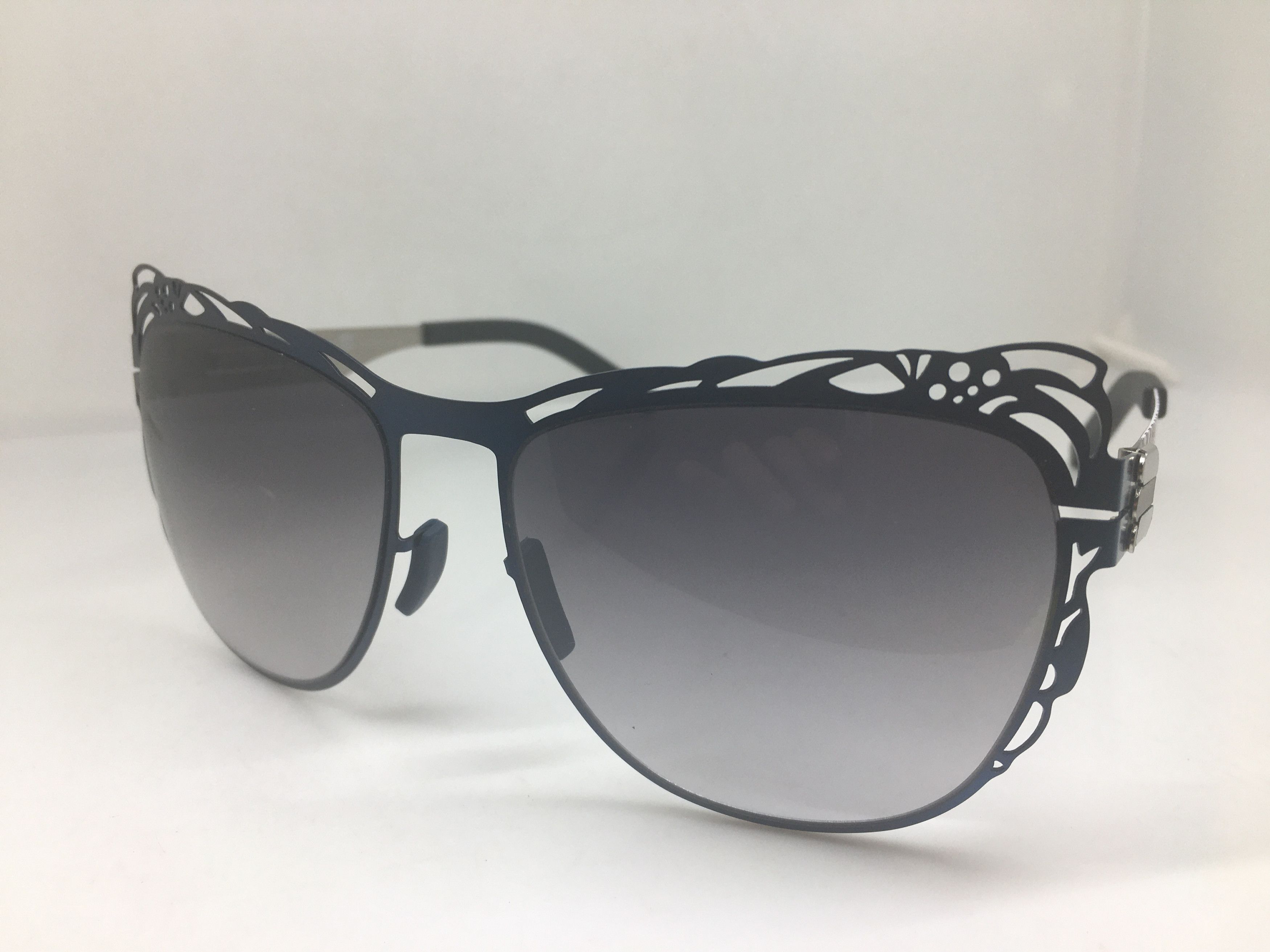 Other AC Berlin Navy Blue Alloy Oversize Sunglasses Frame Size ONE SIZE - 4 Thumbnail