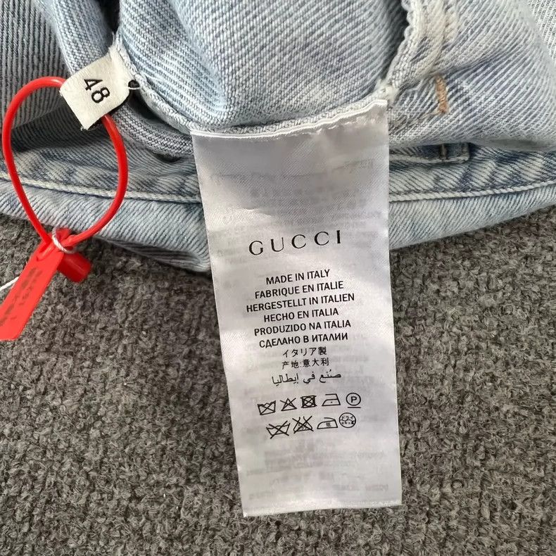 Gucci Gucci Tiger Washed Old Denim Jacket 2502-Nextarrow Size US M / EU 48-50 / 2 - 7 Thumbnail