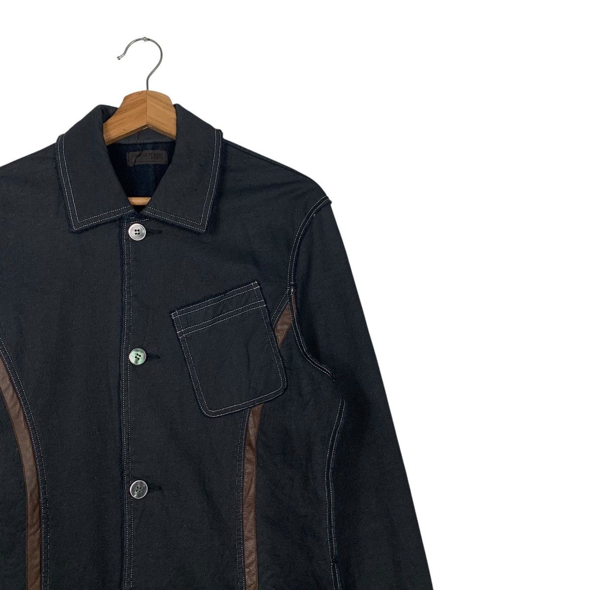 Japanese Brand Comme Ca Du Mode Men Cotton Workwear Jacket #1895-C82 Size US M / EU 48-50 / 2 - 5 Thumbnail