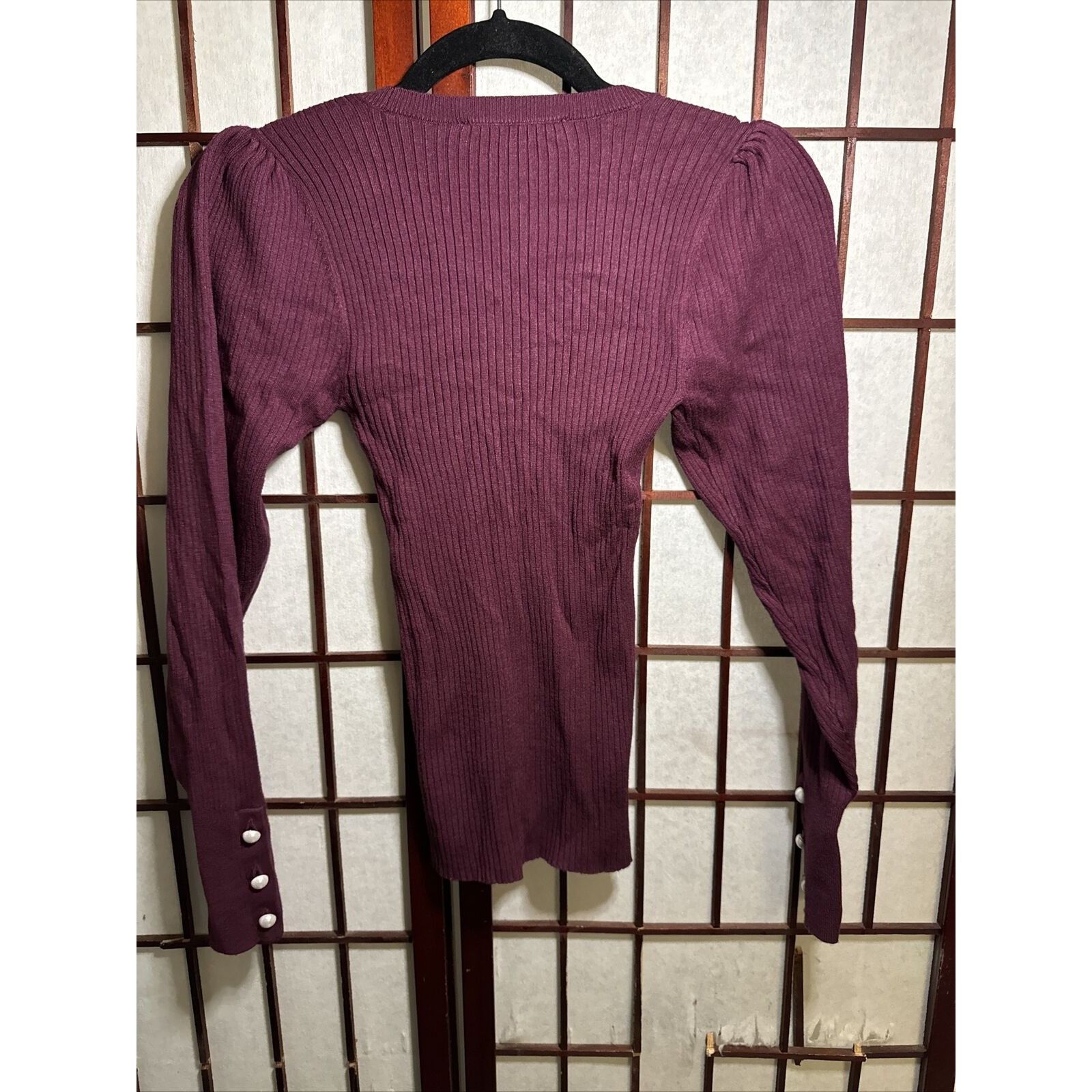 Ann Taylor Ann Taylor LOFT Ribbed Top XS/PETITES Soft Stretch Modal Ble Size XS / US 0-2 / IT 36-38 - 9 Thumbnail