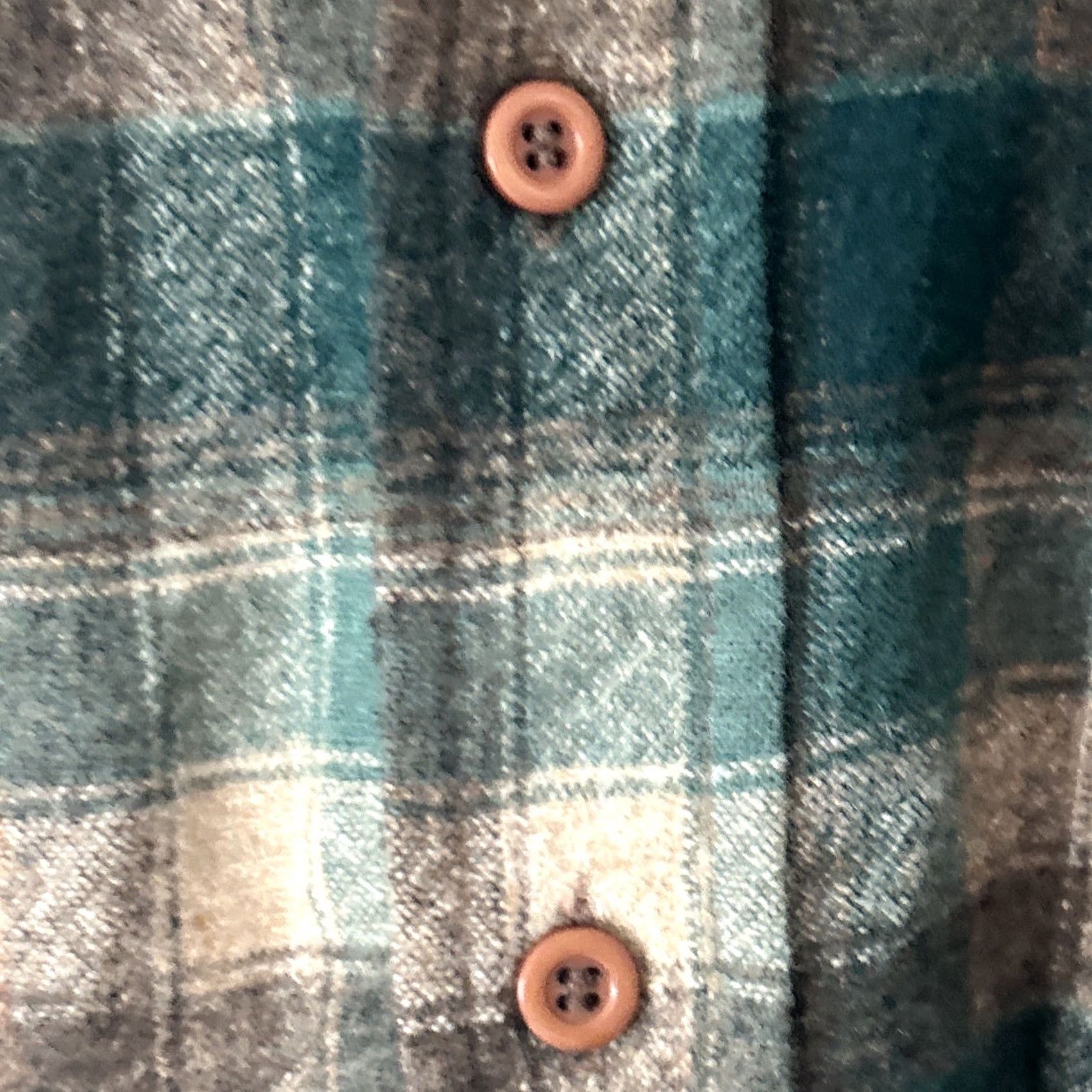 Pendleton VINTAGE Pendleton Shirt Men L Large Lined Collar Green Brown Tan No Moth Holes Size US L / EU 52-54 / 3 - 7 Thumbnail