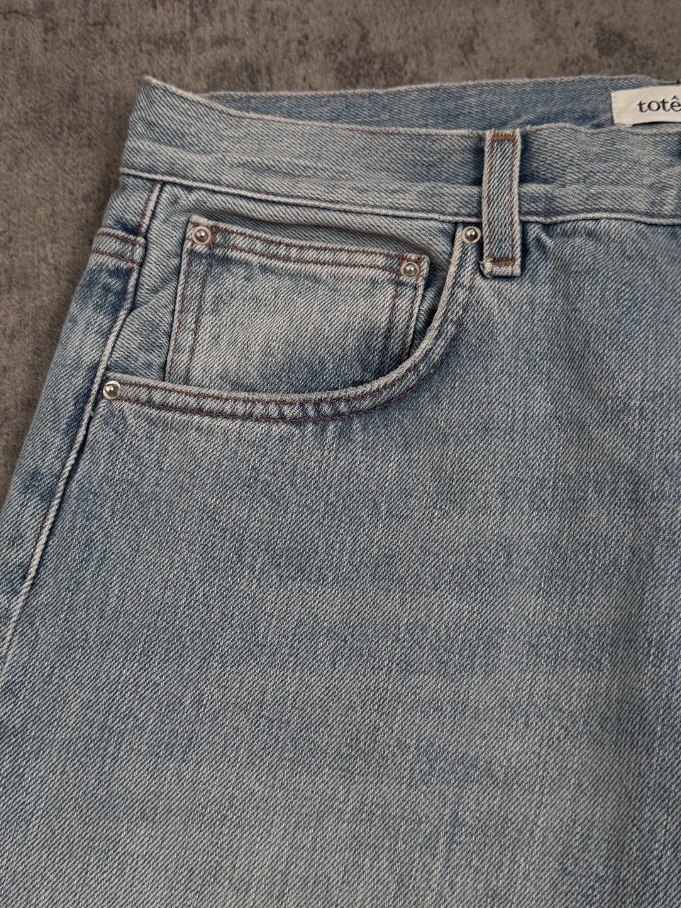 Other Toteme Blue Washed Denim Jeans Size US 32 / EU 48 - 4 Thumbnail