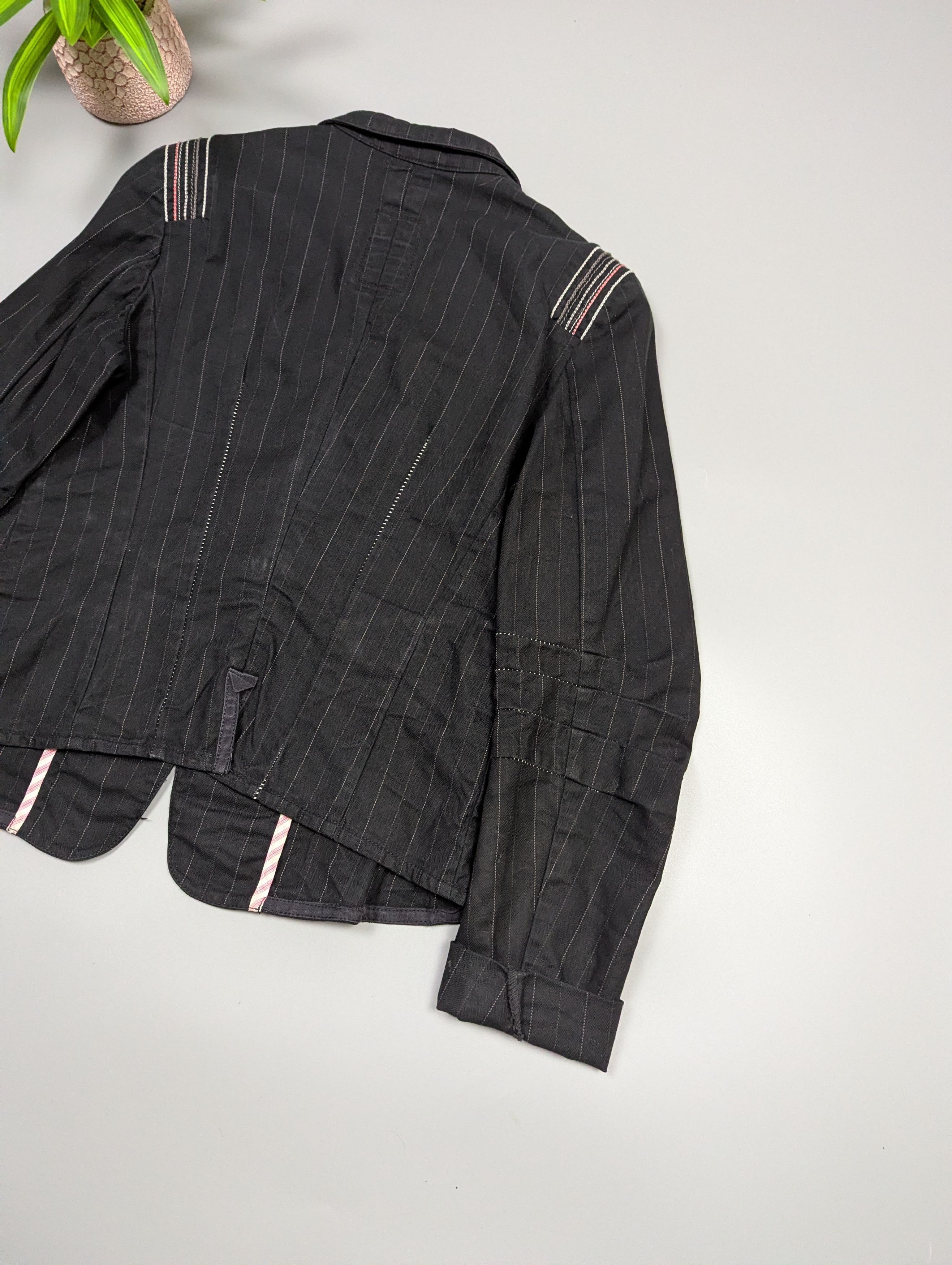 Marithe + Francois Girbaud Rare Marithé François Girbaud Architectural Tailoring Jacket Size XS / US 0-2 / IT 36-38 - 15 Thumbnail