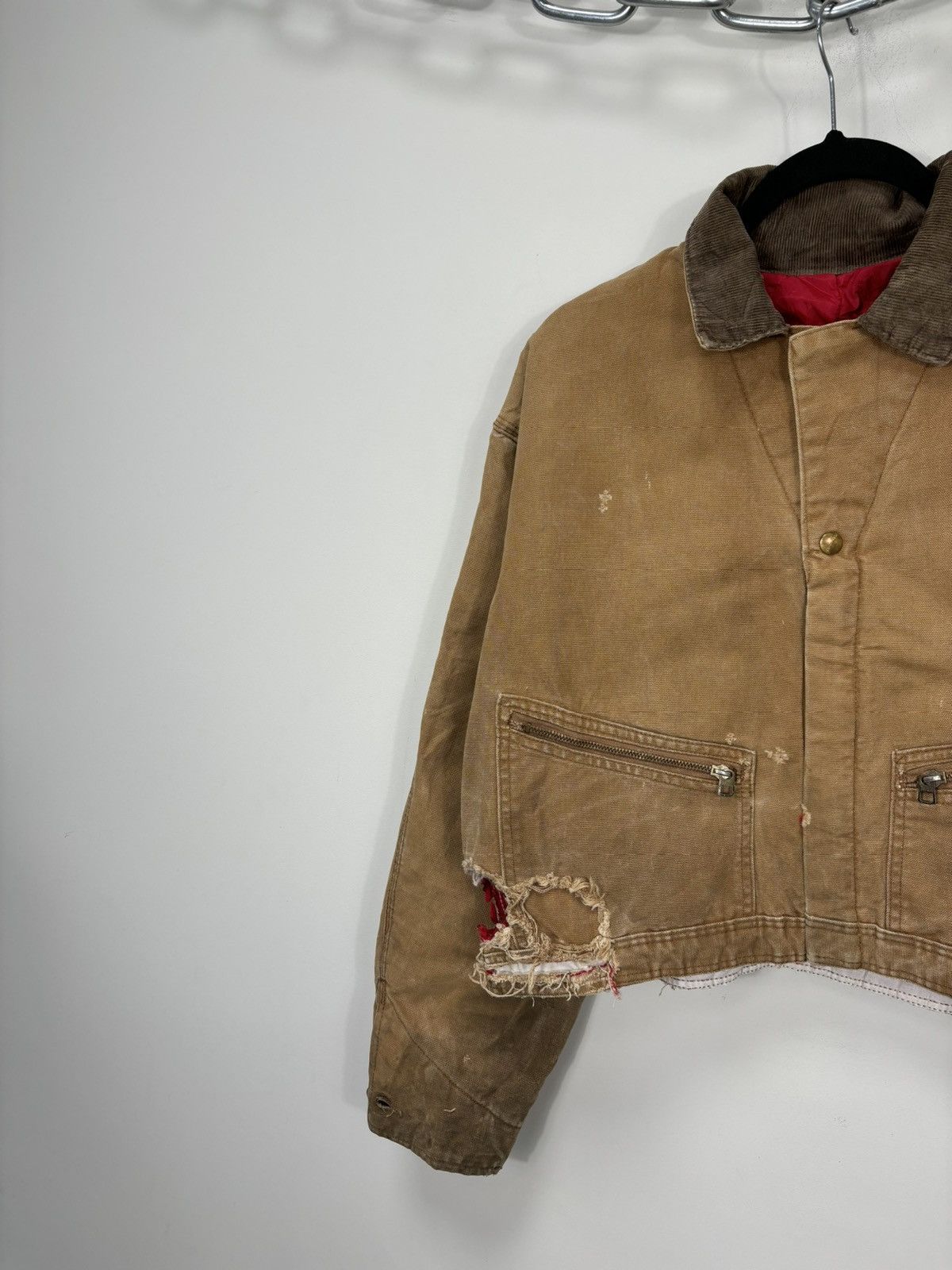 Carhartt Vintage Carhartt 80s USA Boxy Fit Cropped Detroit Jacket Size US L / EU 52-54 / 3 - 3 Thumbnail