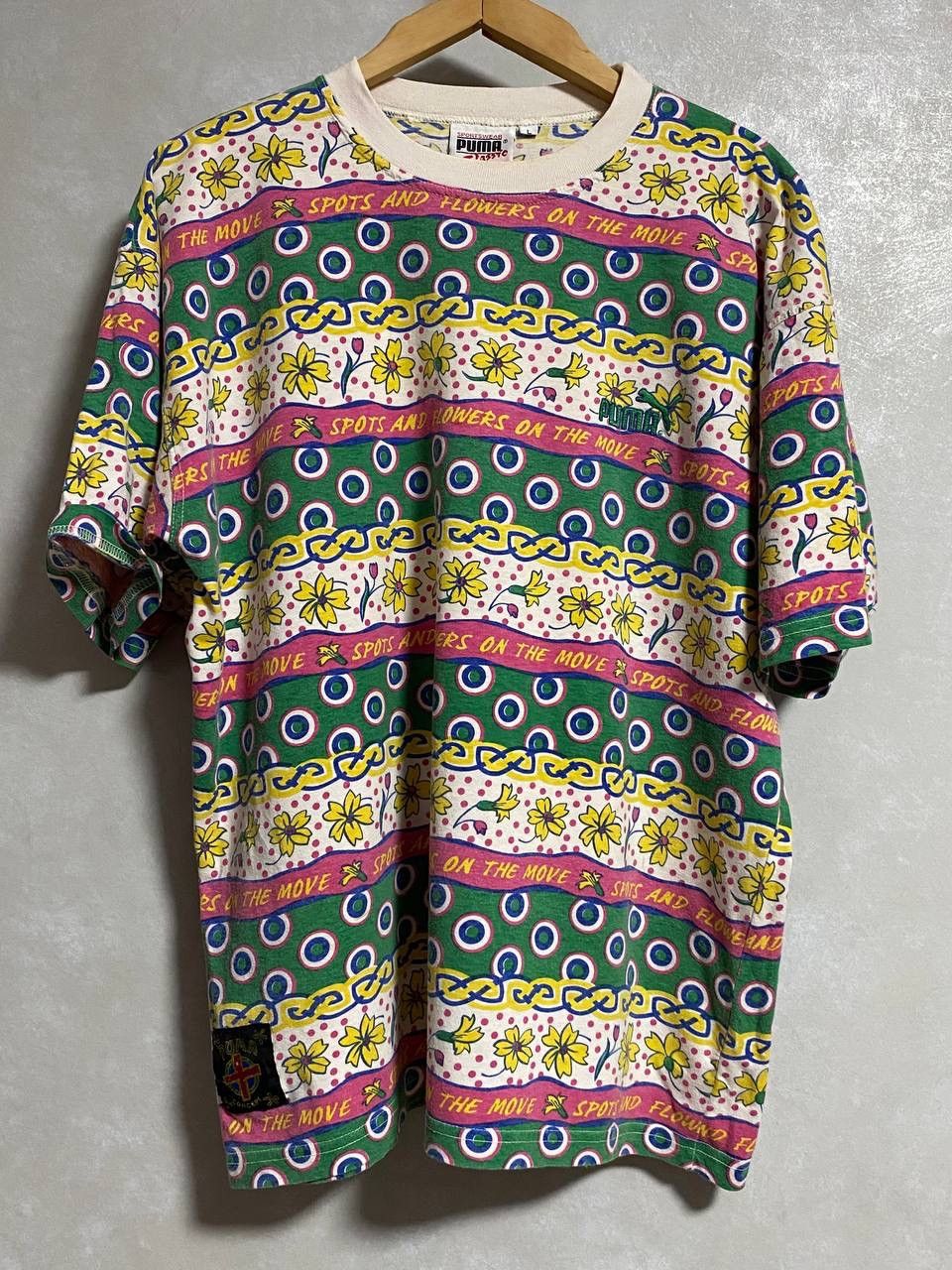 Puma × Vintage Vintage Y2K Puma Concept Flowers on the move Tee Size US L / EU 52-54 / 3 - 1 Thumbnail