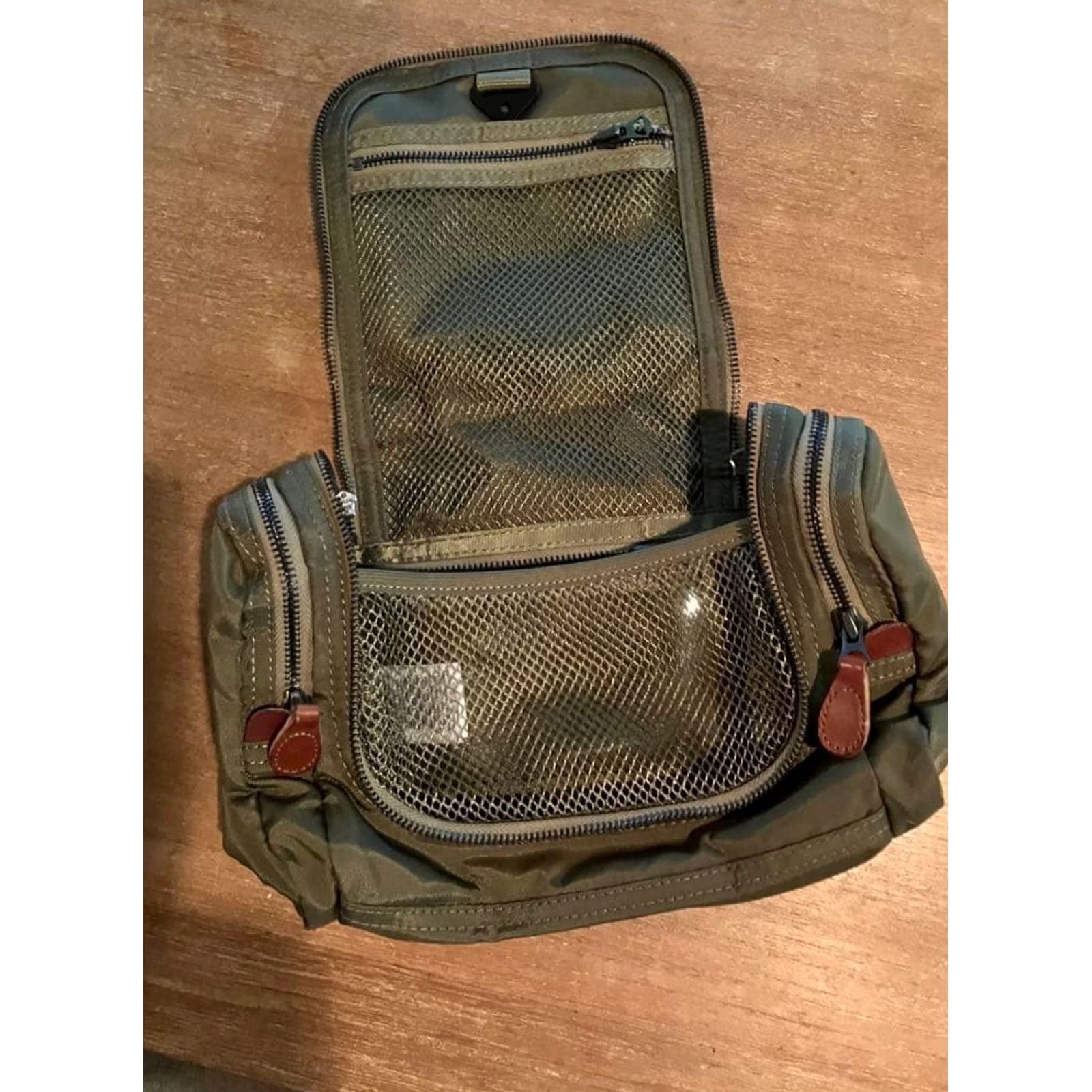 Ralph Lauren RRL Ralph Lauren Canvas Travel Pouch Dopp Kit Toiletry Bag Men Green Nylon Used Size ONE SIZE - 7 Thumbnail