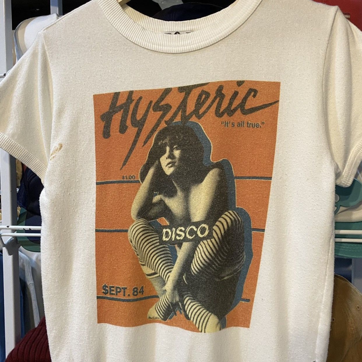 Hysteric Glamour × Japanese Brand HYSTERIC HLAMOUR DISCO Short Sleeve Sweashirt Newspaper Size US S / EU 44-46 / 1 - 5 Thumbnail