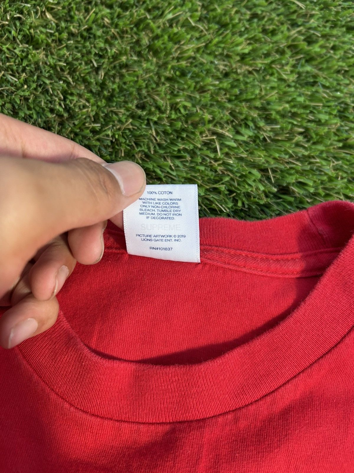 Supreme Supreme SS19 Christopher Walken King Of New York Red Tee Size US M / EU 48-50 / 2 - 4 Thumbnail