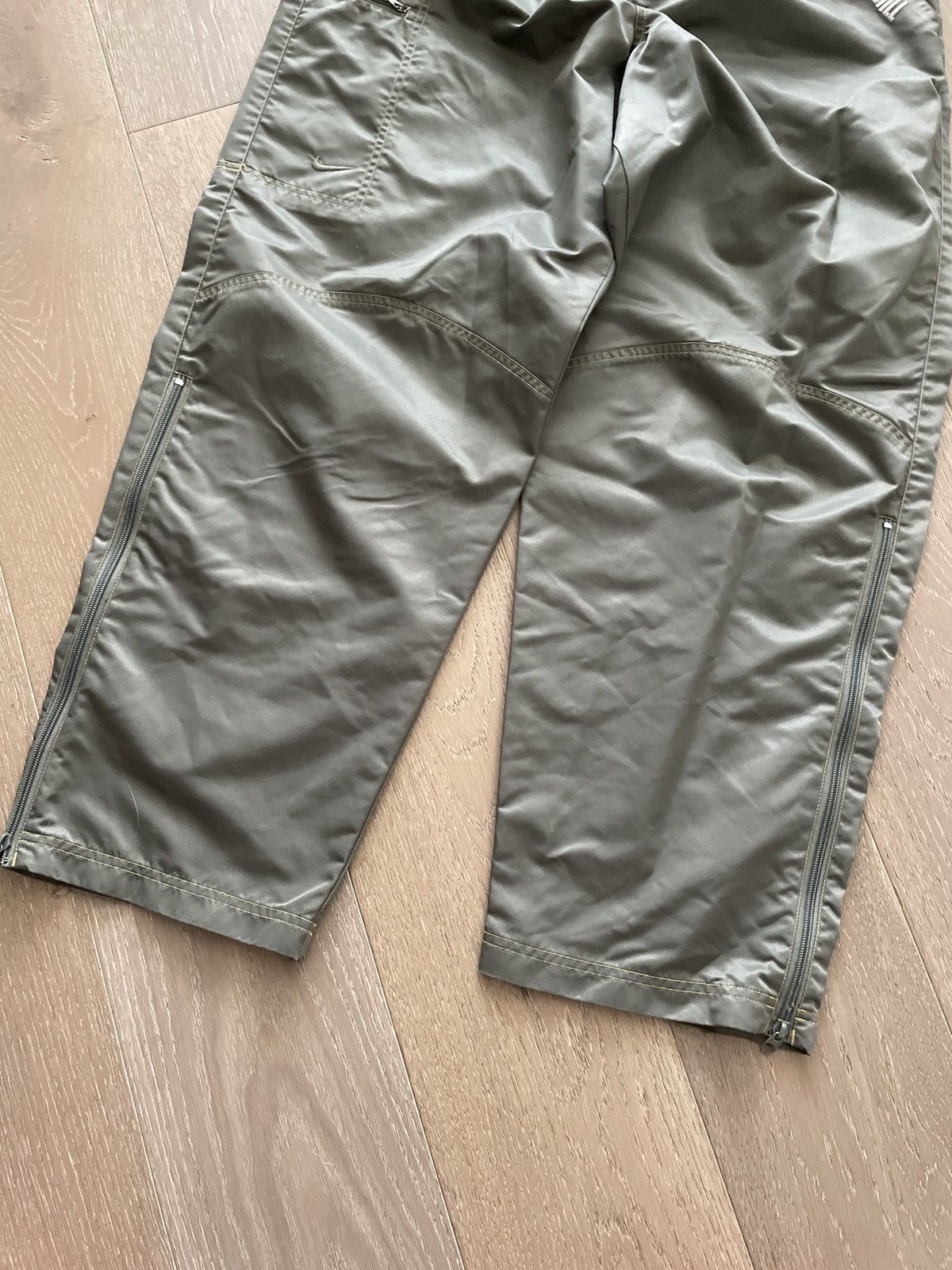 Nike Vintage Nike Wide Leg Track Pants Jade Size US 31 - 5 Thumbnail