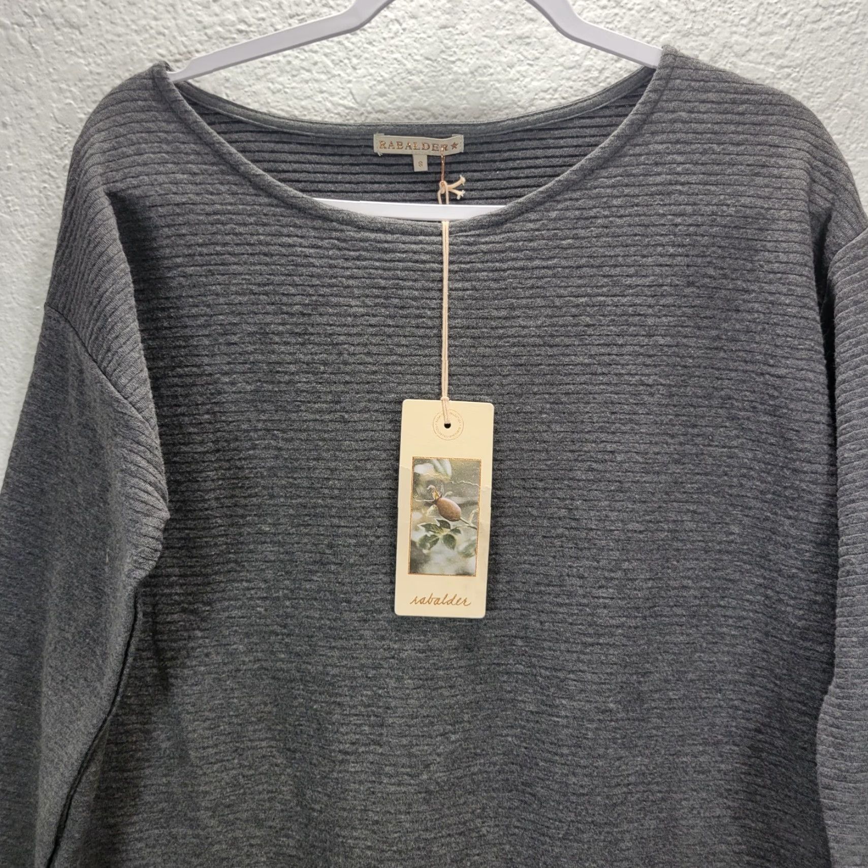 Vintage Rabalder Women's Shirt Dress Grey Oversized Casual Cotton Blend Sz S NEW Size S / US 4 / IT 40 - 4 Thumbnail