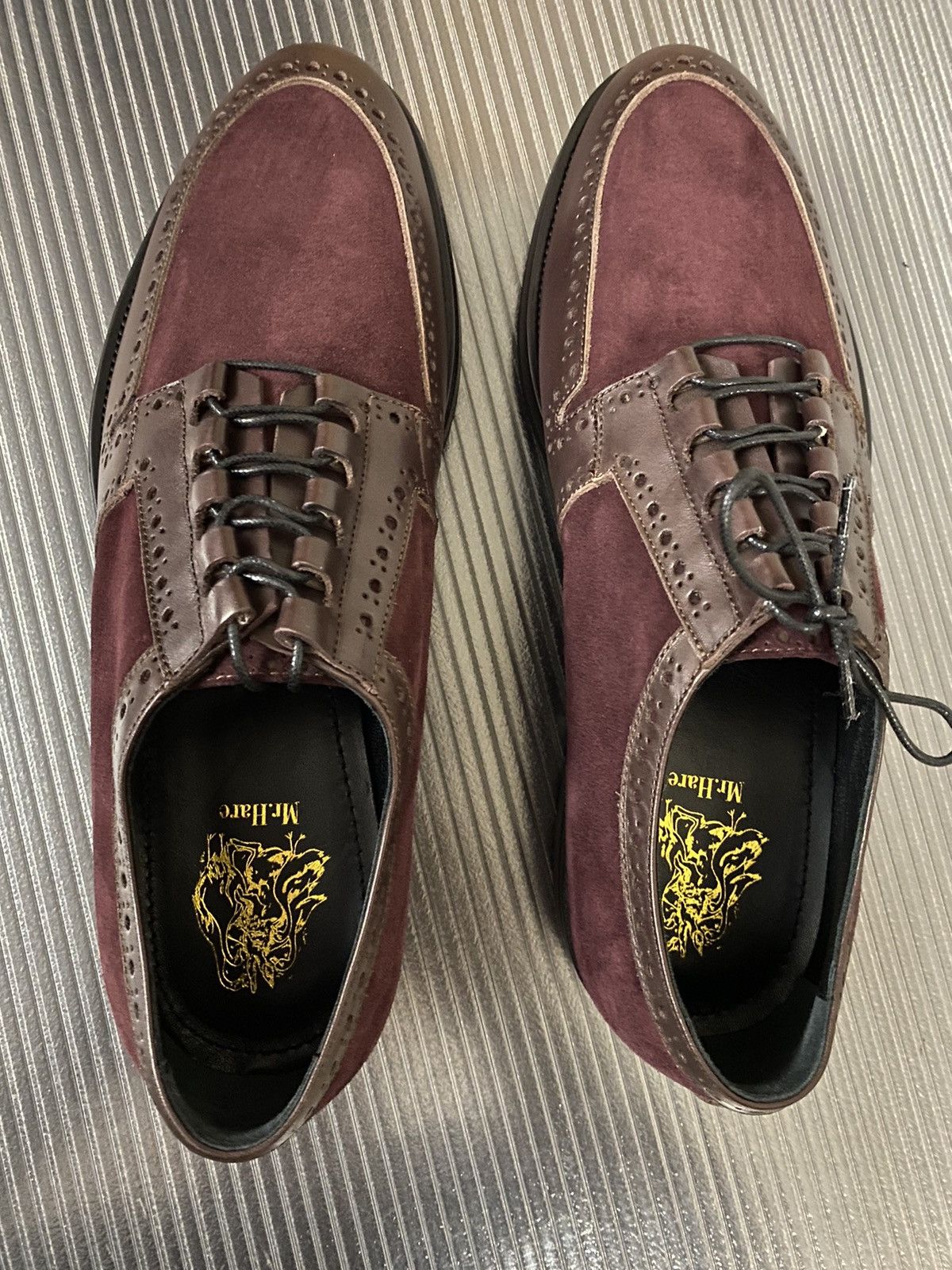 Mr. Hare Mr. Hare calf leather cashmere suede oxblood deacon 11 NEW Size US 11 / EU 44 - 8 Thumbnail
