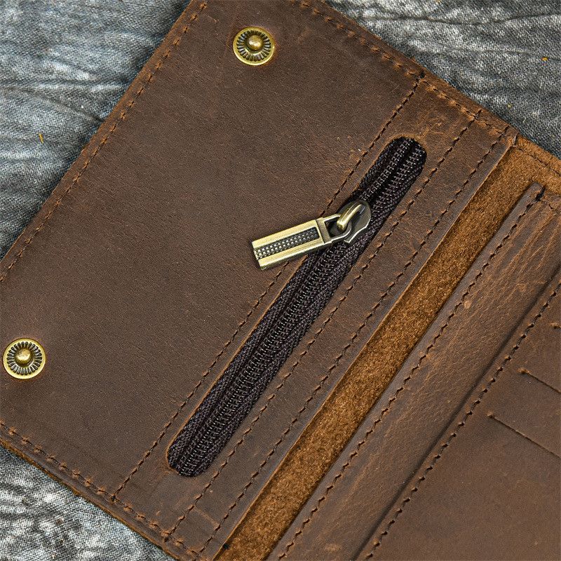 Japanese Brand × Vintage Men PU Leather Wallet With Chain Size ONE SIZE - 4 Thumbnail