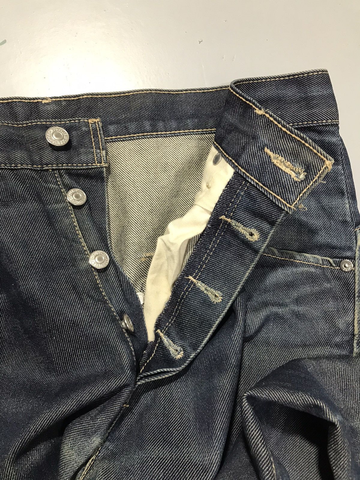 Levi's Vintage Levi’s engineer jeans denim Size US 34 / EU 50 - 7 Thumbnail