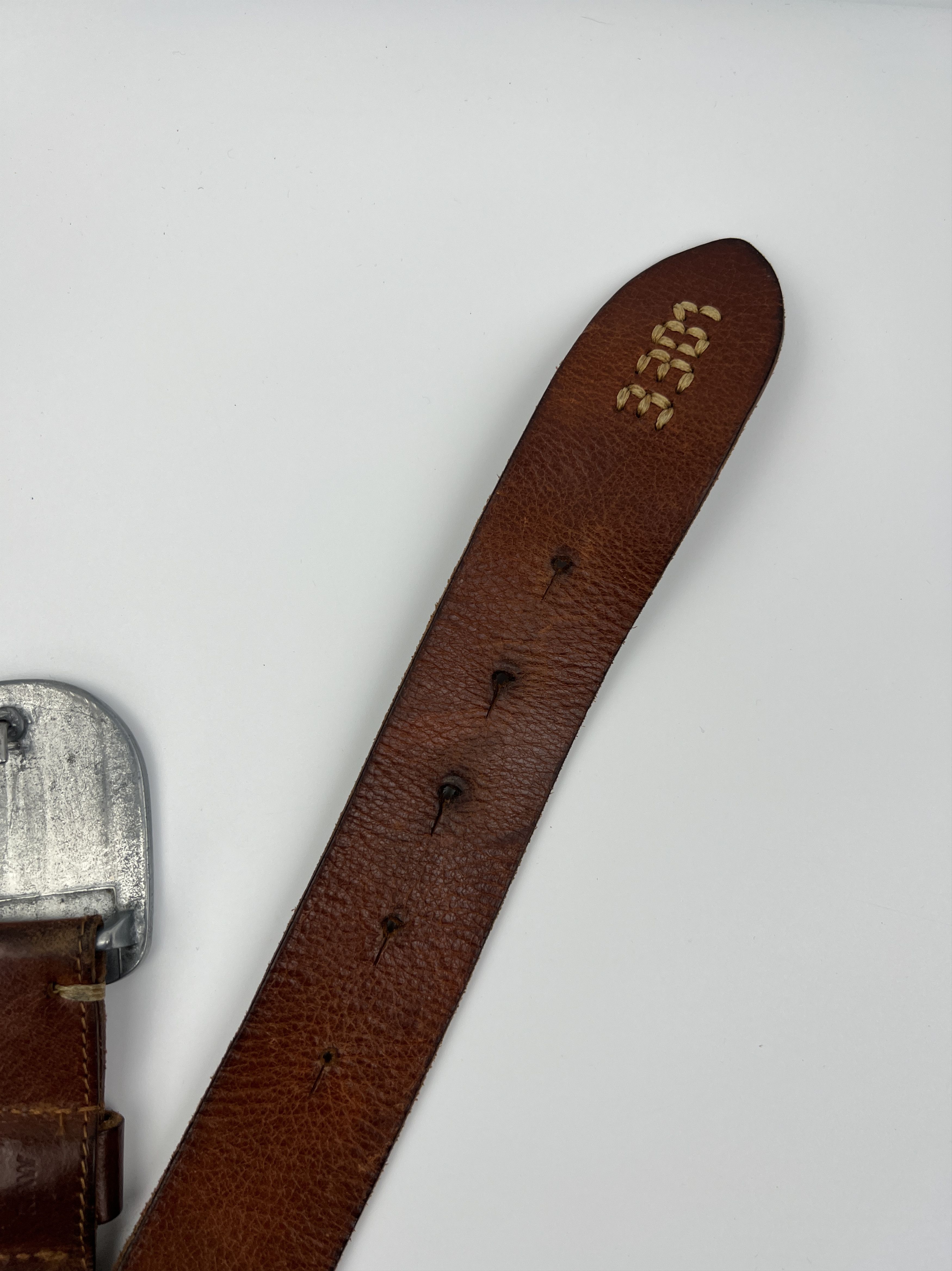 G-Star G-Star Big Buckle Logo Brown Leather Belt Size ONE SIZE - 9 Thumbnail