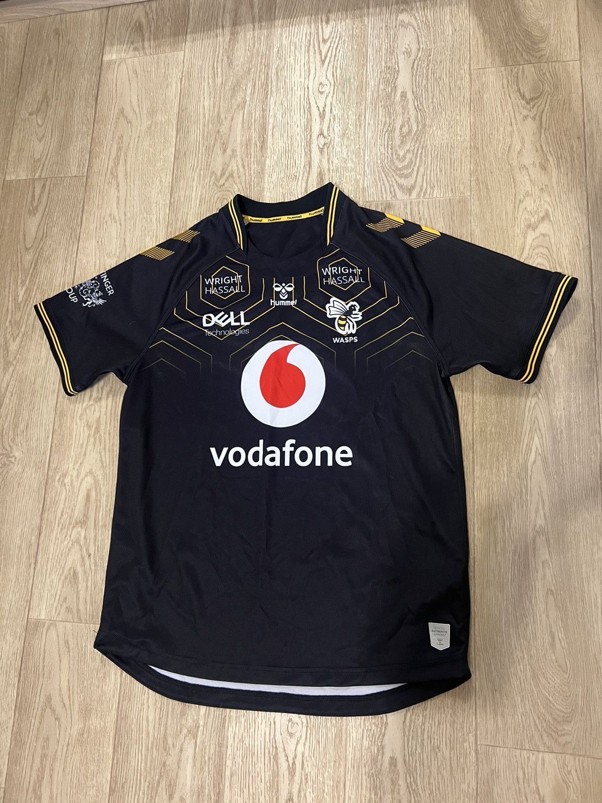 Vintage Hummel London Wasp rugby jersey tee shirt Vodafone Grailed