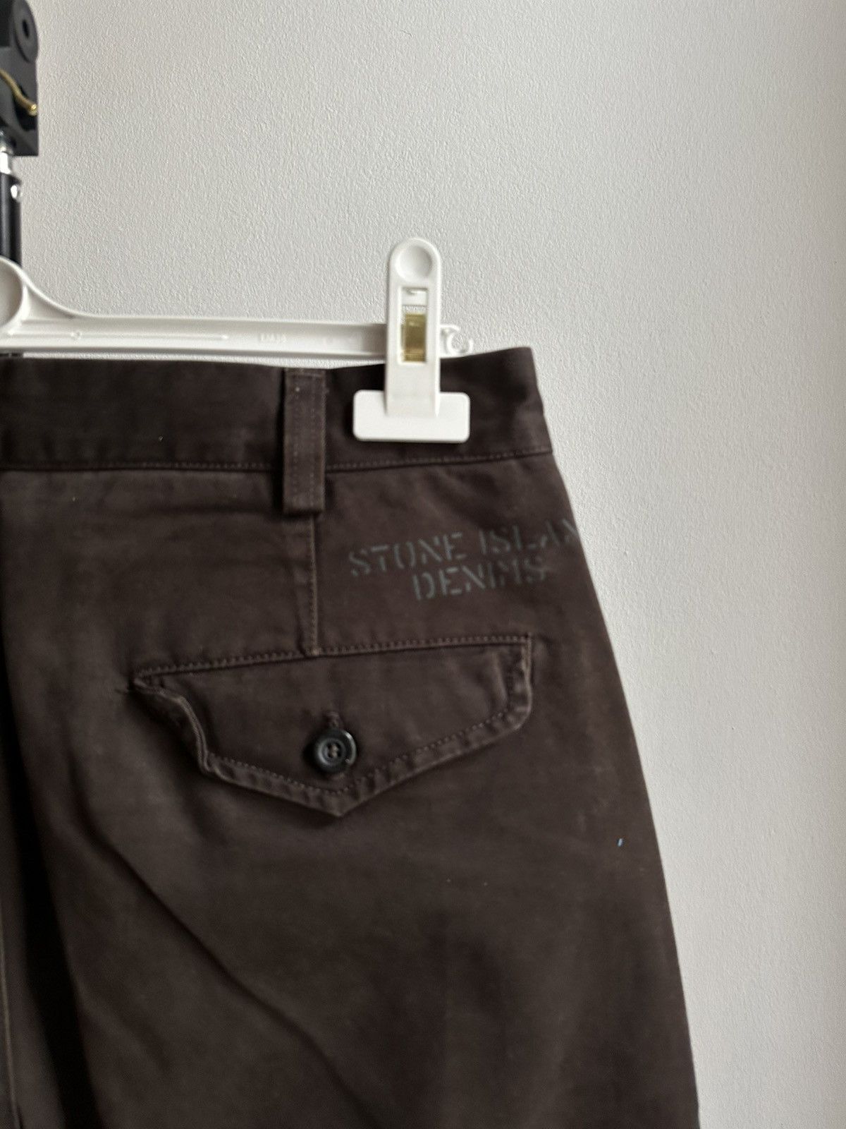 Stone Island Stone Island Denim Vintage Rare 00s Army Massimo Osti Pants Size US 33 - 5 Thumbnail