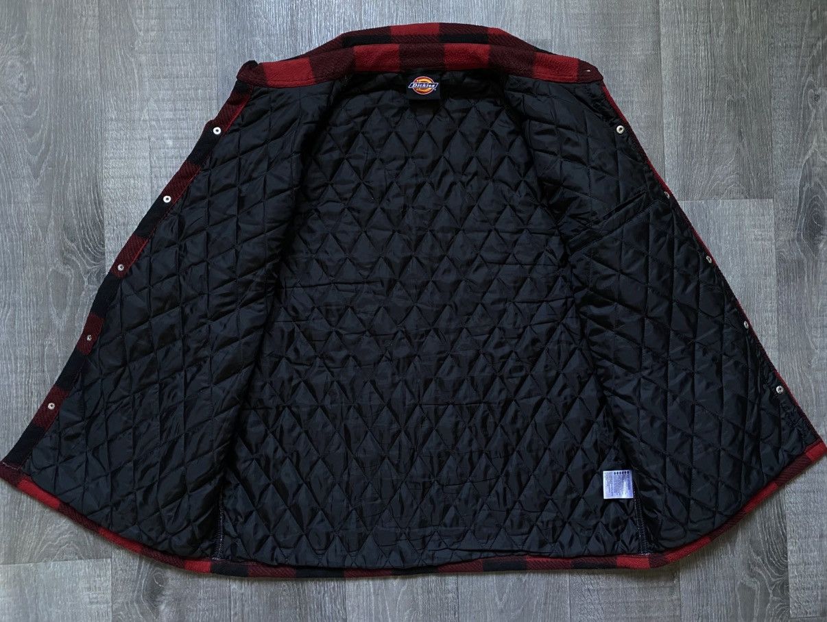 Dickies Insulated Plaid Checkered Fleece Overshirt Jacket Streetwear Size US L / EU 52-54 / 3 - 15 Thumbnail