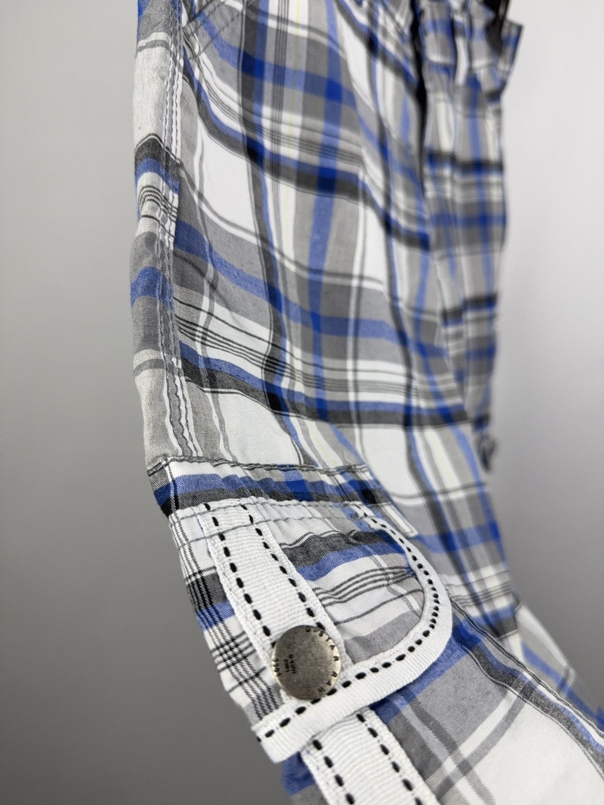 G-Star 00s G-Star RAW Checked Cargo Shorts Plaid Utility Style Size US 32 / EU 48 - 5 Thumbnail