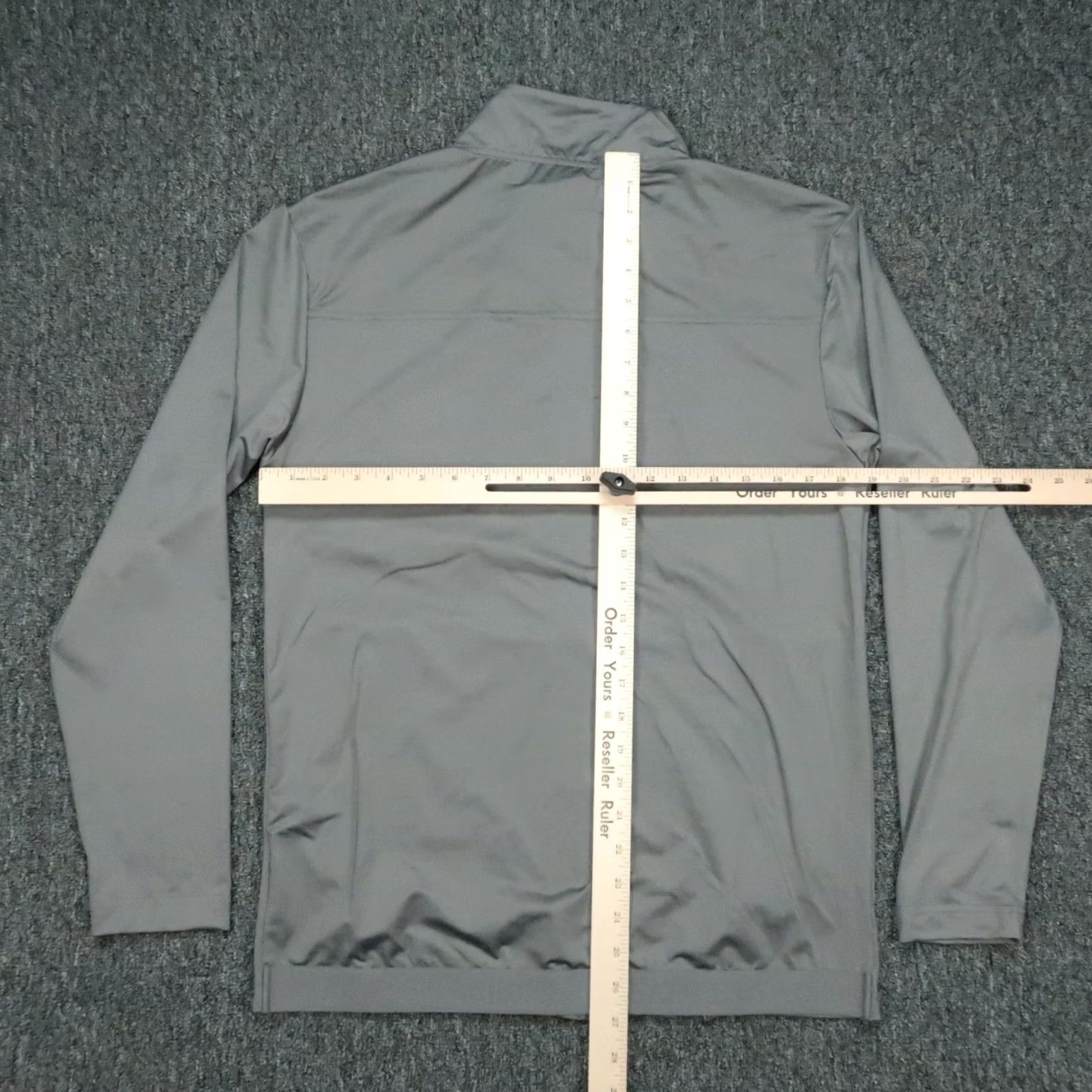 Vintage Burlebo Jacket Mens Small Gray Stretch Wicking Full Zip Pockets Athletic Size US S / EU 44-46 / 1 - 6 Thumbnail