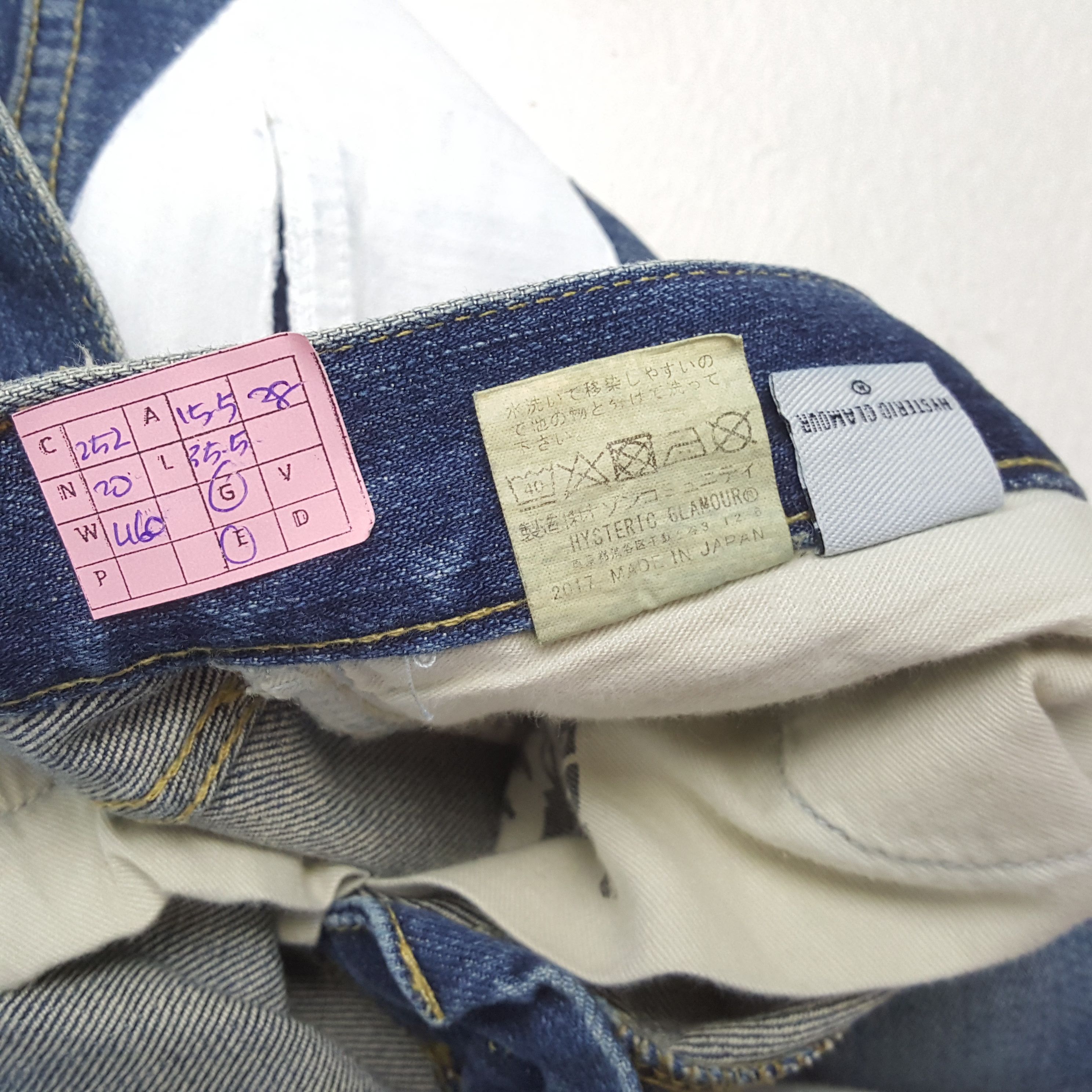 Hysteric Glamour × Japanese Brand × Vintage HYSTERIC GLAMOUR Japanese Brand Custom Art Jeans Size 31" - 13 Thumbnail