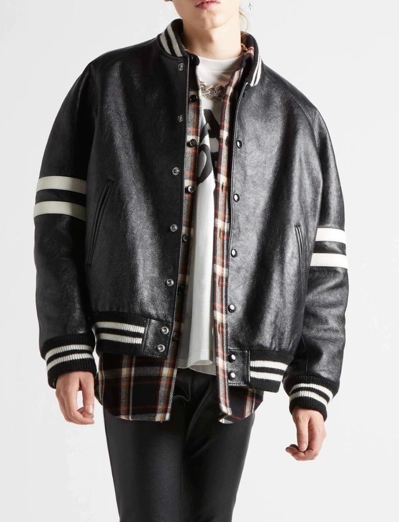 Celine Celine 21FW Cowhide Black and White Oversized Baseball Jack Size US S / EU 44-46 / 1 - 6 Thumbnail