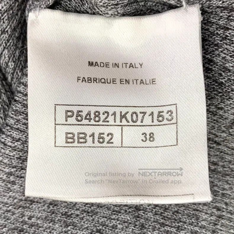 Chanel Chanel Gray cotton round-neck long-sleeved knitted dress Size XS / US 0-2 / IT 36-38 - 8 Thumbnail