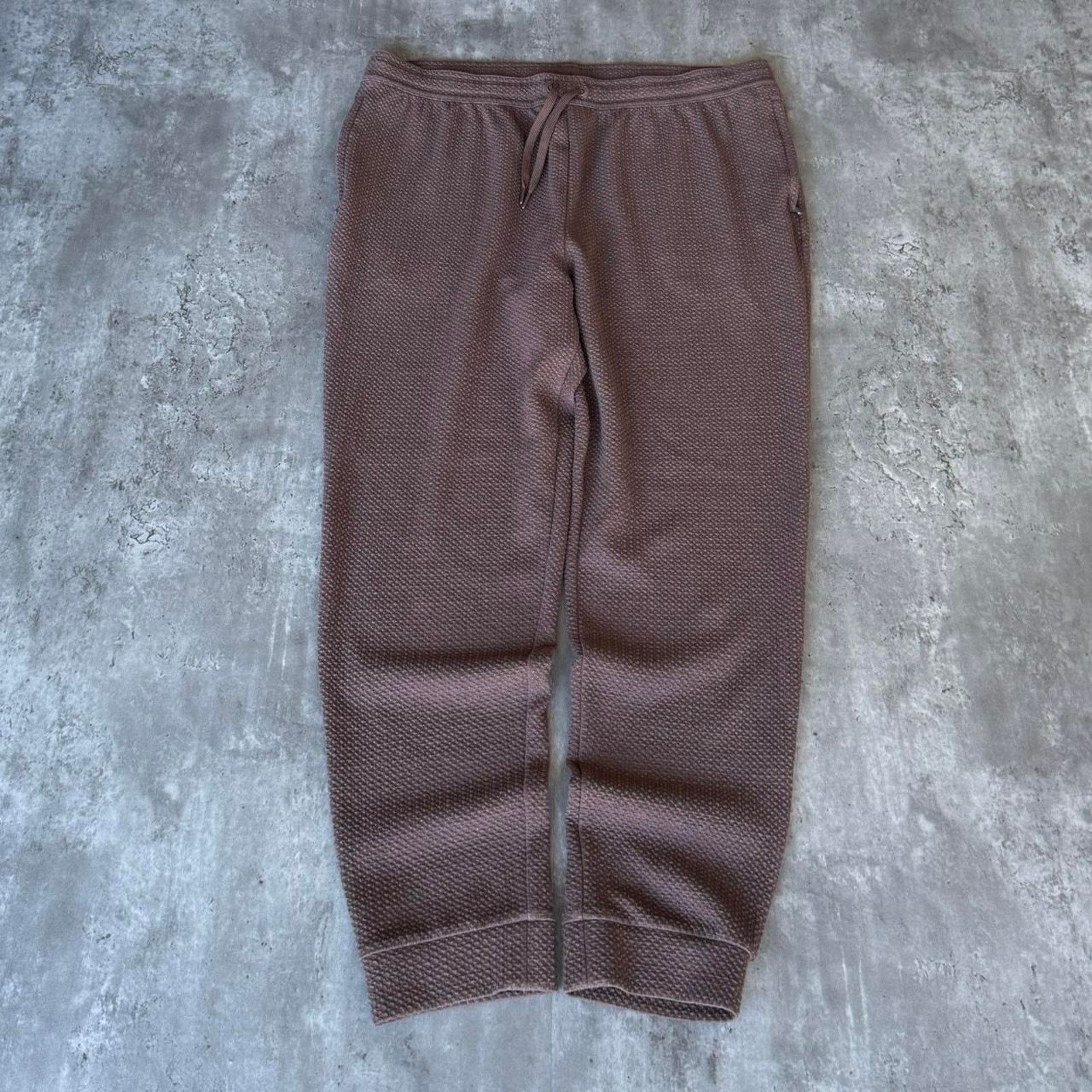 Japanese Brand × Vintage Vintage Y2K Brown Textured Baggy Opium Comfy Sweatpants Size US 38 / EU 54 - 1 Thumbnail