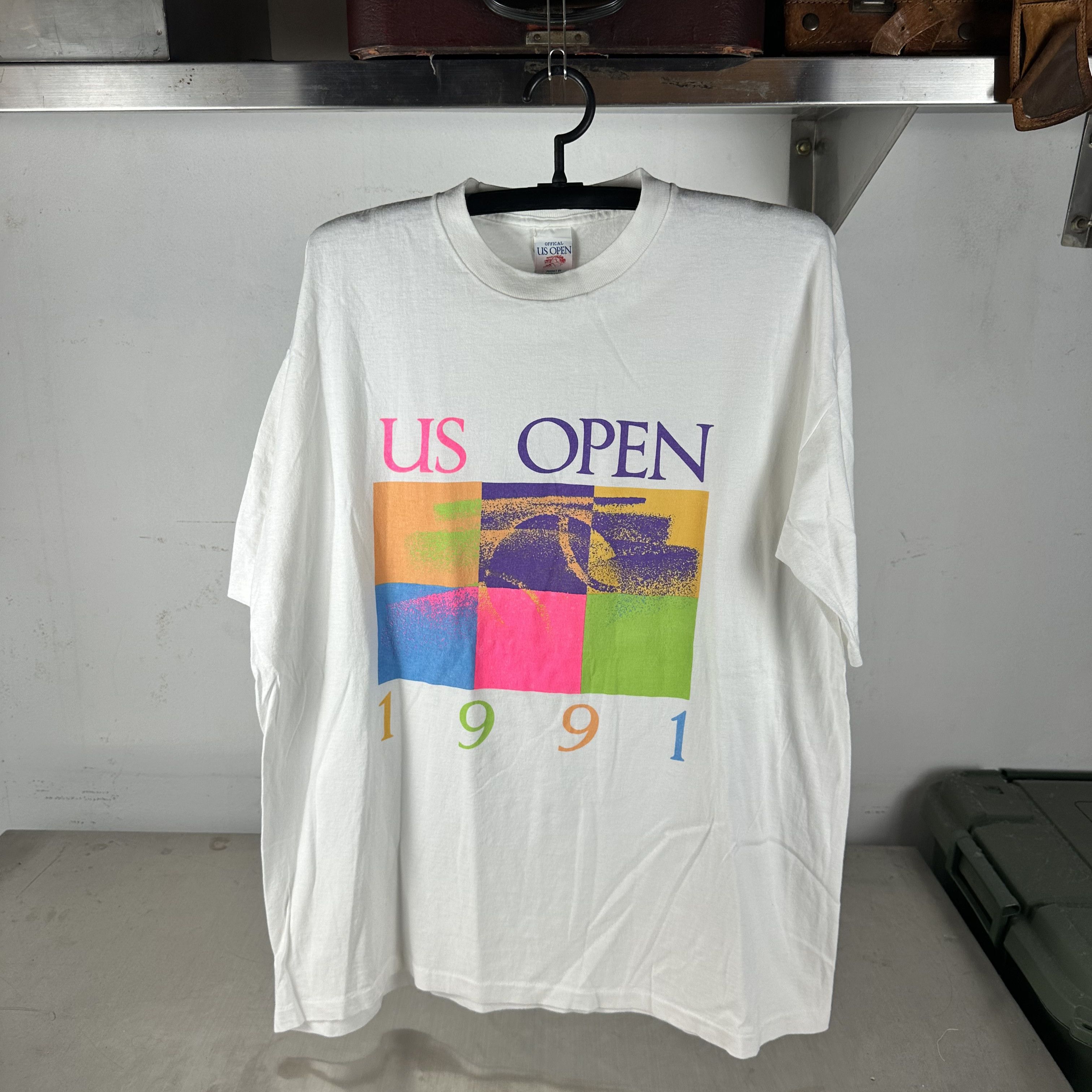 Vintage 1991 US Open Tennis Championship Graphic T-Shirt