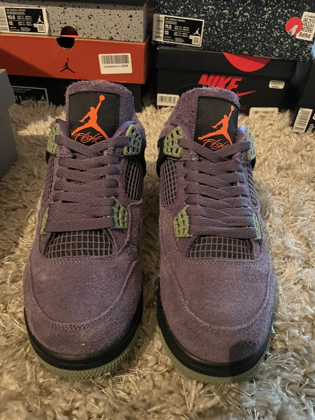 Jordan Brand Jordan 4 Canyon Purple Size US 8 / EU 41 - 4 Thumbnail
