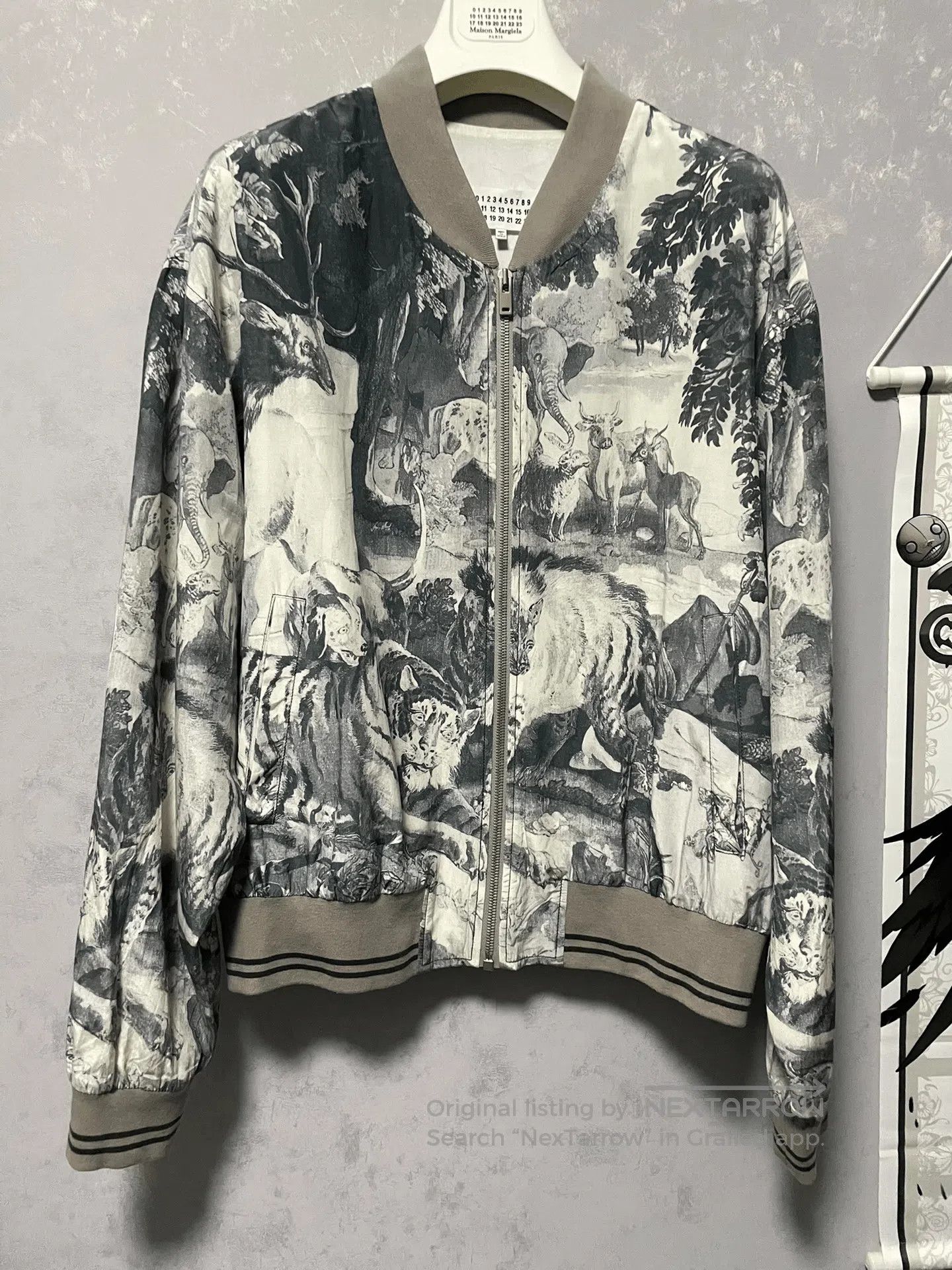 Maison Margiela Maison Margiela Animal Print Silk Jacket. Size US M / EU 48-50 / 2 - 1 Thumbnail