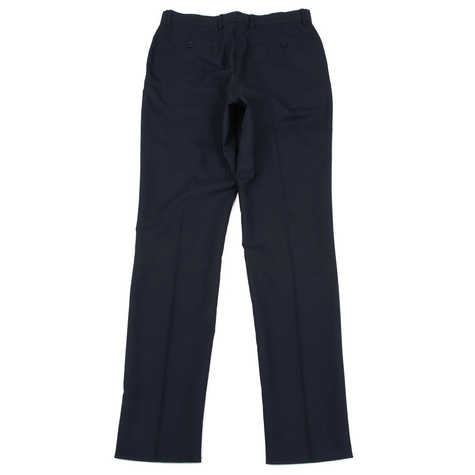 Maison Margiela Center-press Wool Trousers in Navy 46 Size US 30 / EU 46 - 10 Thumbnail