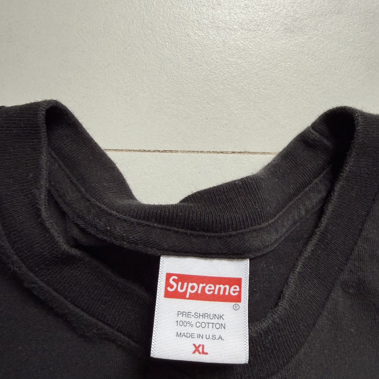 Supreme Supreme FW21 Crash Black Tee Size US XL / EU 56 / 4 - 5 Thumbnail