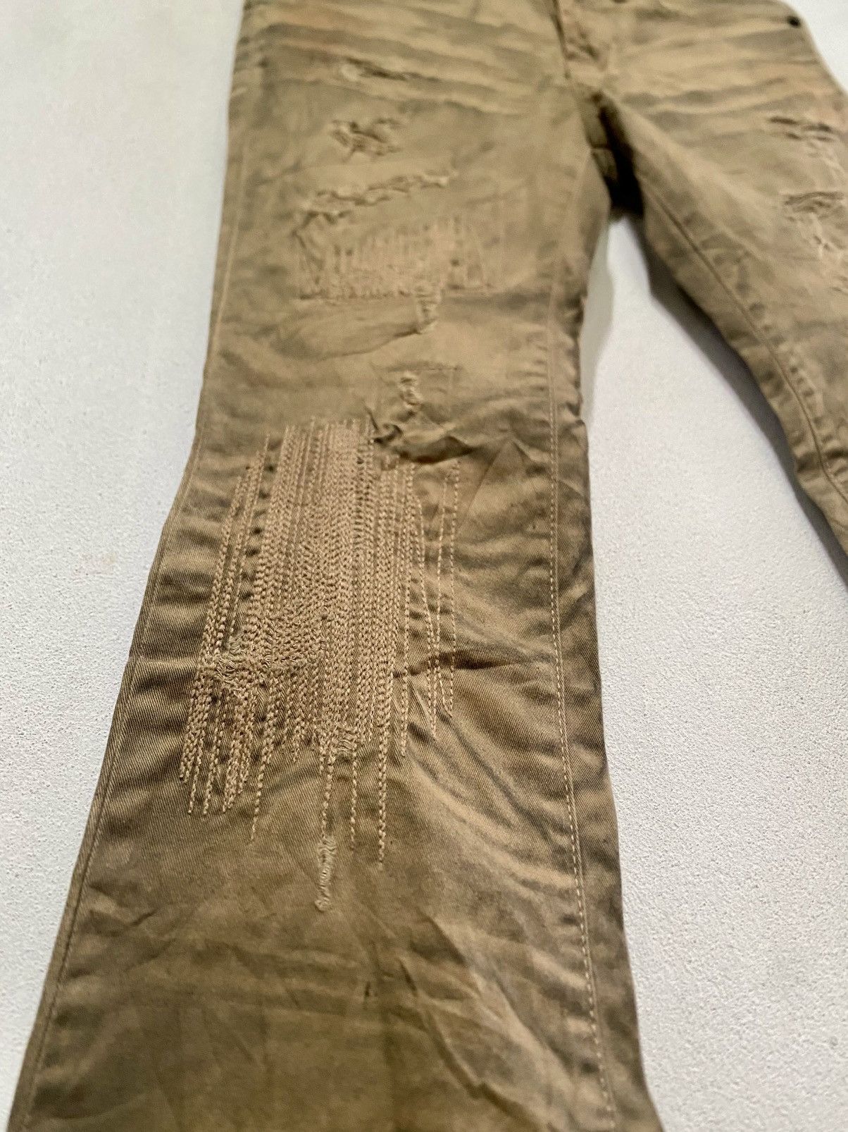 Japanese Brand Japanes Barand Fuga Distress Denim Jeans Size US 30 / EU 46 - 4 Thumbnail
