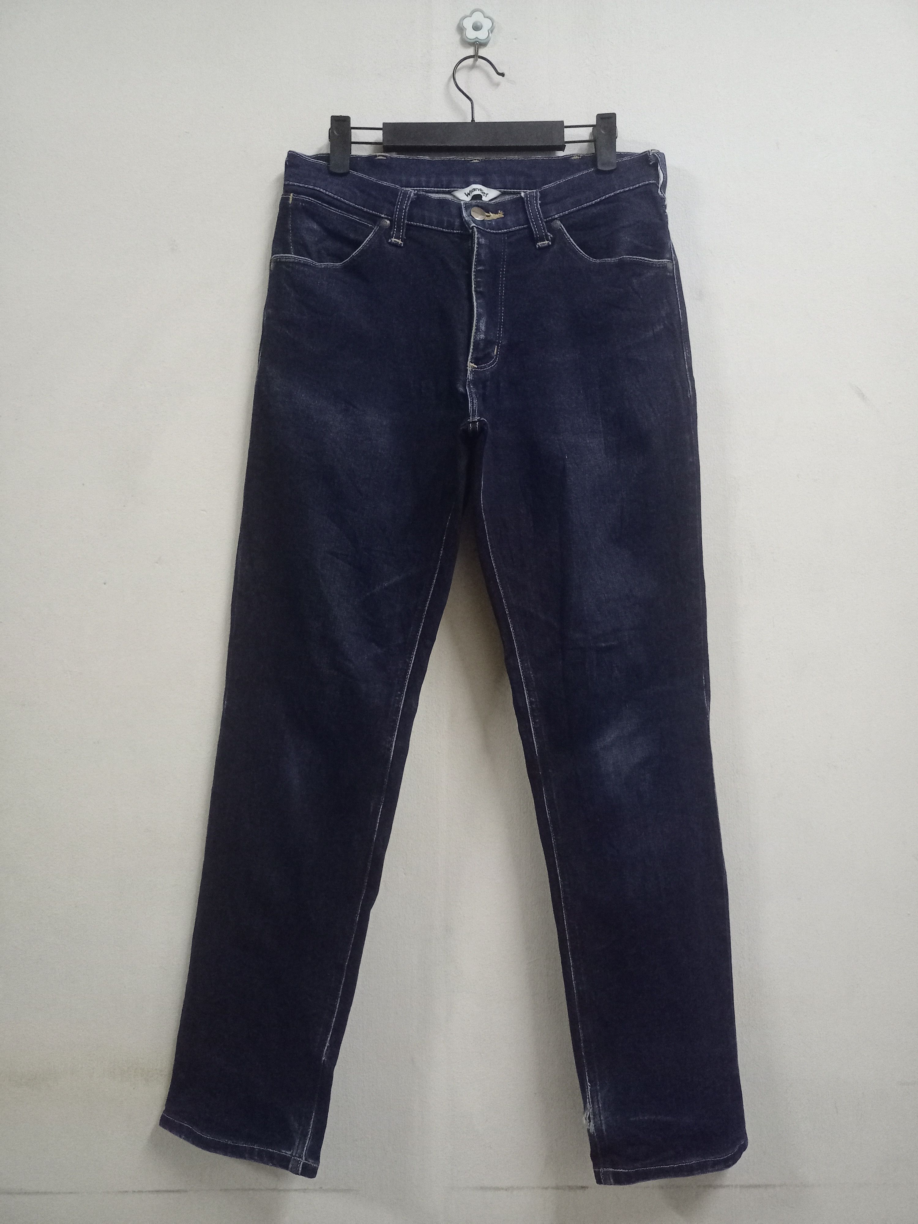 Wrangler Vintage Wrangler Blue Wash Raw Denim Tapered Style Jeans Size US 30 / EU 46 - 1 Thumbnail