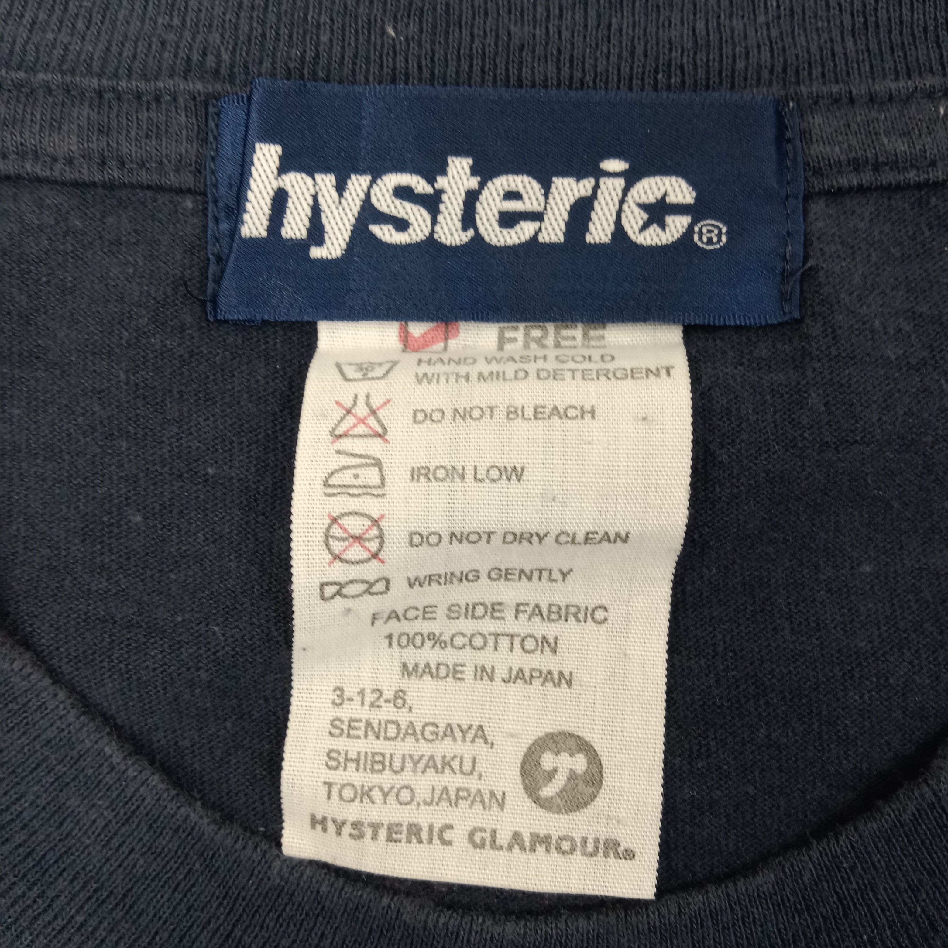 Hysteric Glamour Hysteric Glamour Japanese Brand Inner Space Tshirt C239N1 Size S / US 4 / IT 40 - 7 Thumbnail
