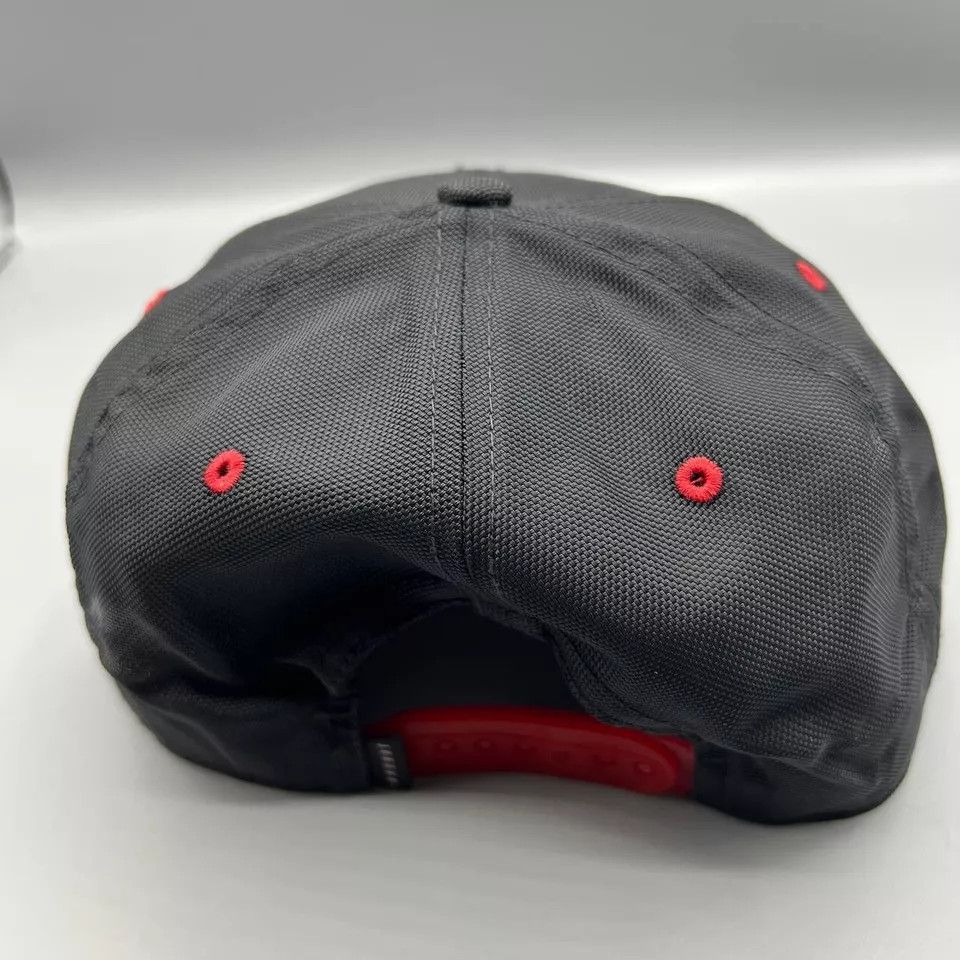 Jordan Brand Air Jordan 11 Hat Men Black Red Jumpman Bred Snap Back Cap Size ONE SIZE - 4 Thumbnail