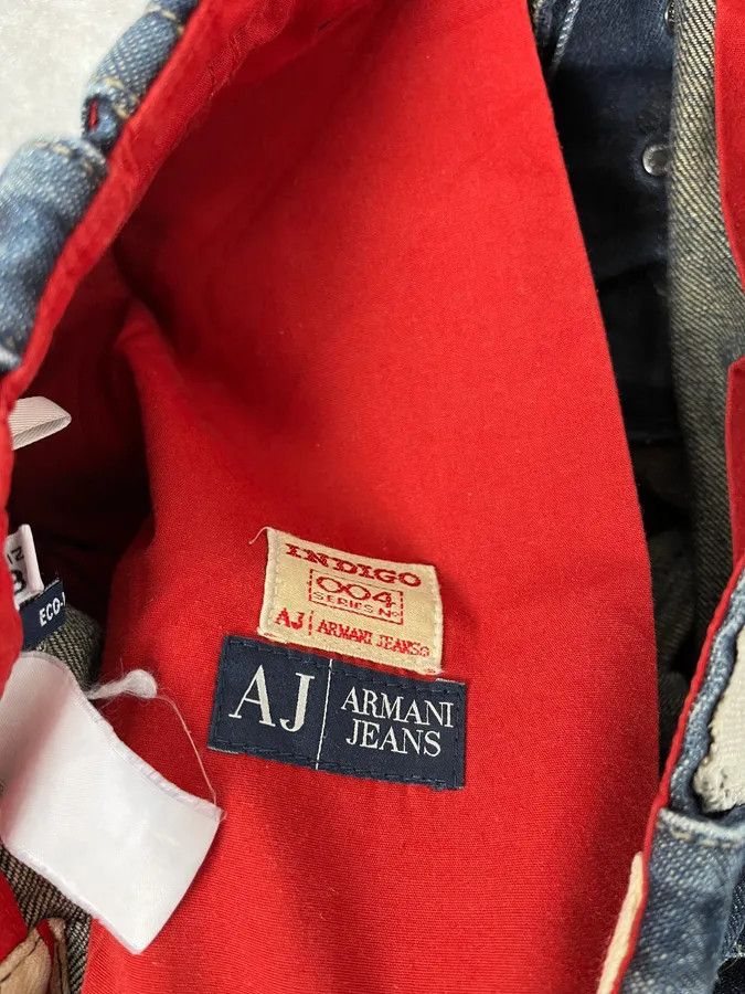 Armani 2000s Armani Blue Faded Denim Cargo Jeans Size US 32 / EU 48 - 12 Thumbnail