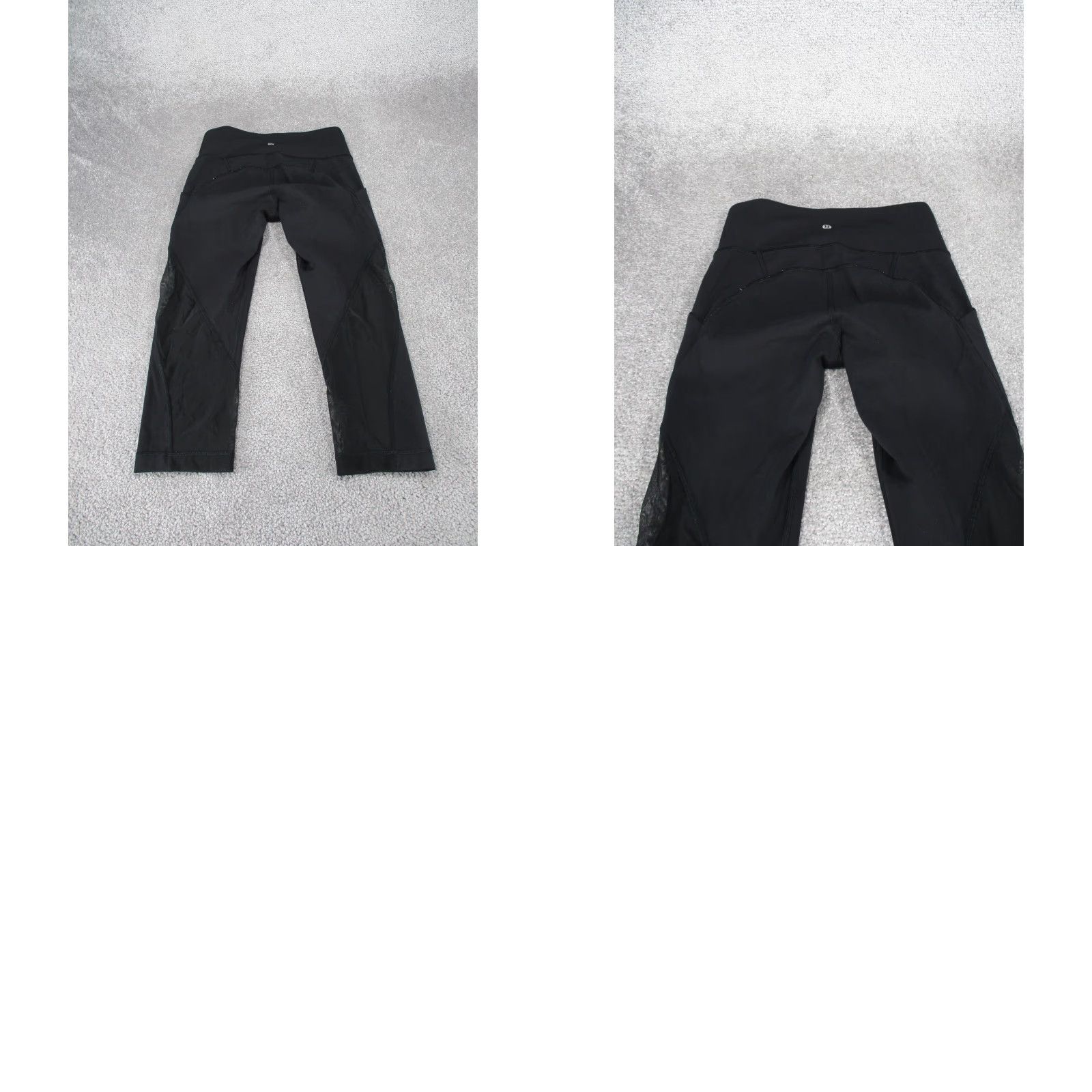 Lululemon VINTAGE Lululemon Leggings Womens Cropped Athletic Fit Size 4 Black Running Jogging Activewear Size 27" / US 4 / IT 40 - 8 Thumbnail