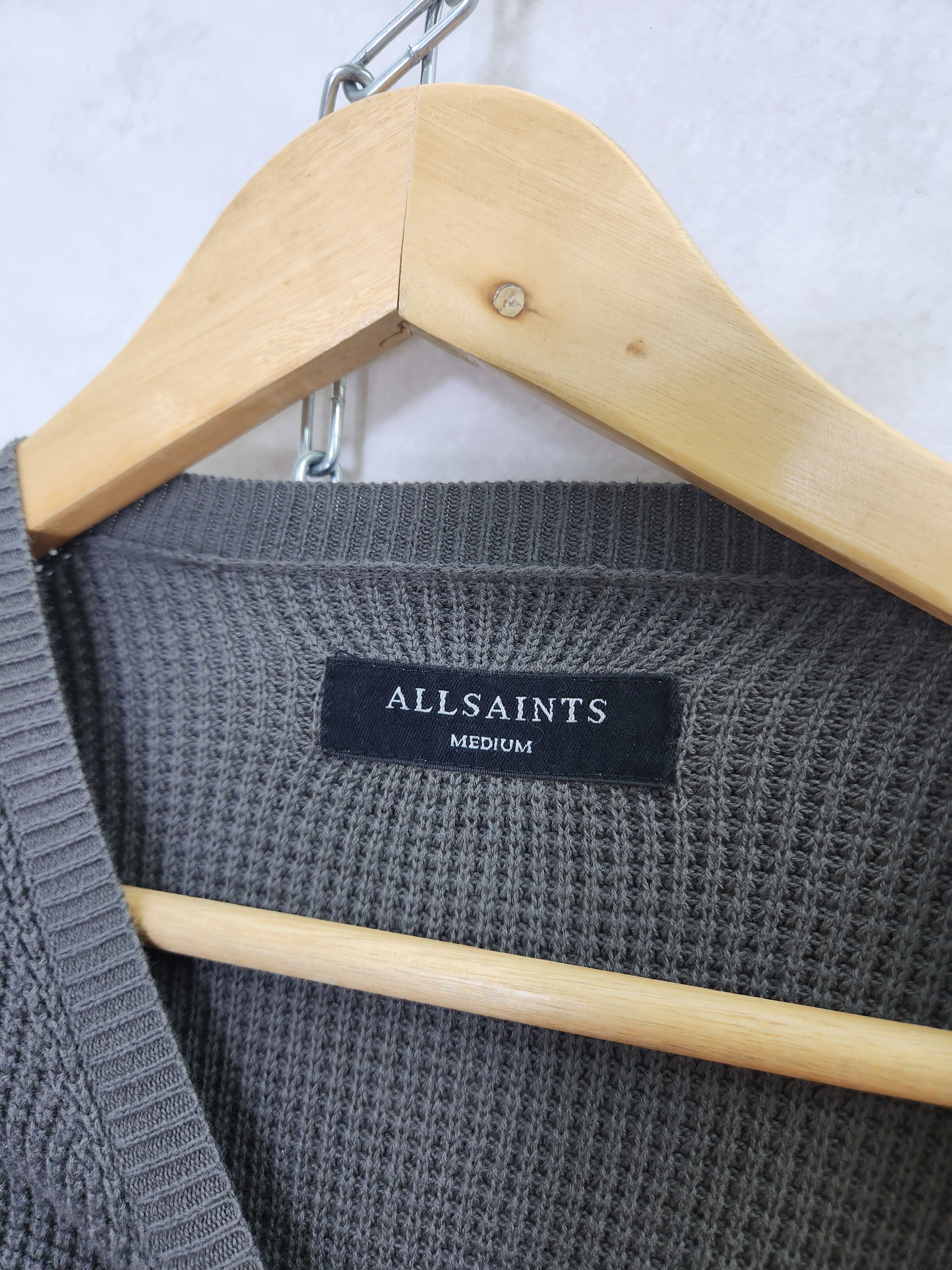 Allsaints Allsaints triac crew knit gray sweater size M Size US M / EU 48-50 / 2 - 7 Thumbnail