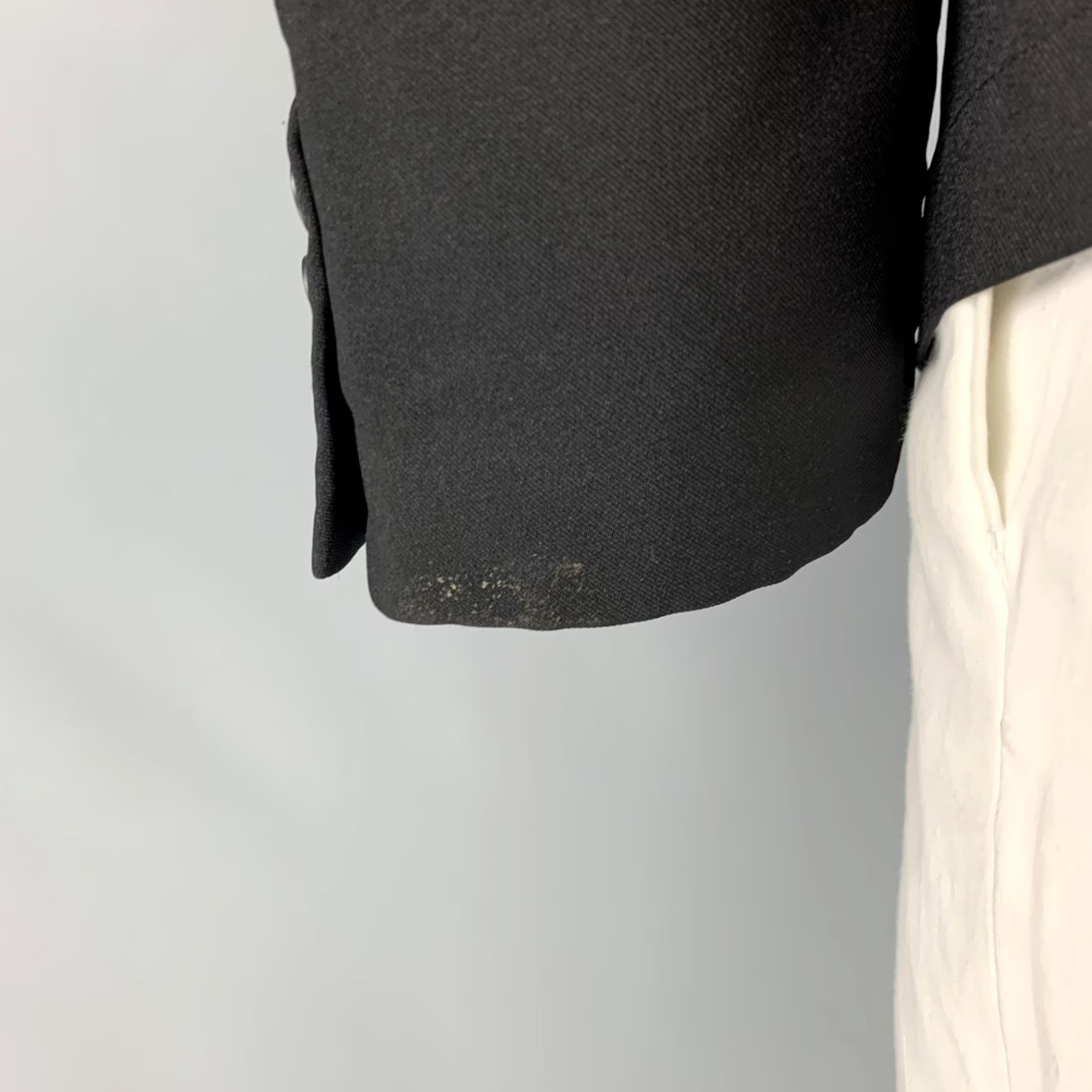 Comme des Garcons Girl COMME des GARCONS Size XL Black Contrast Stitch Polyester Jacket Size US XL / EU 56 / 4 - 4 Thumbnail