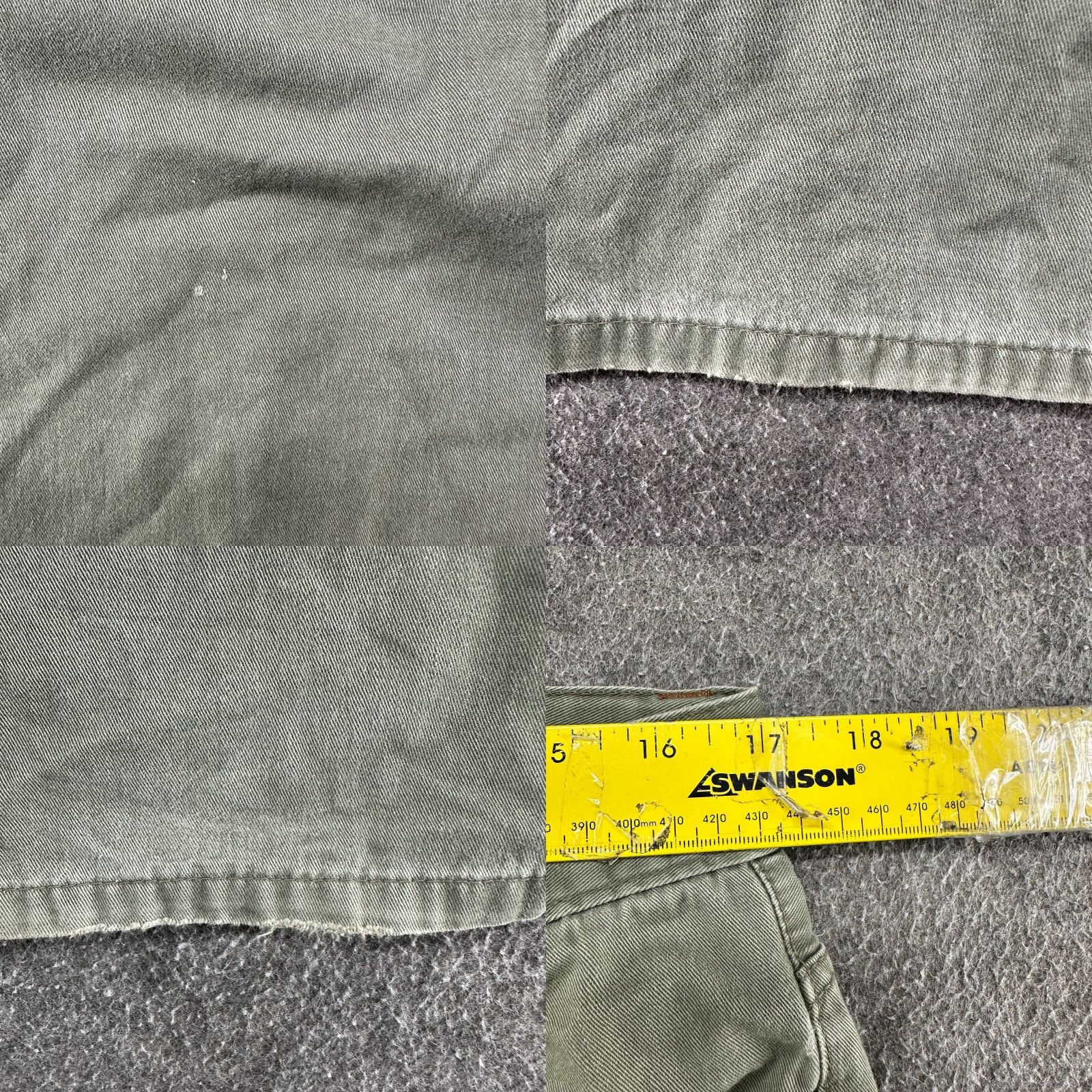 Vintage VINTAGE Kikwear Pants Mens 34x31 Green Chino Relaxed Straight 90s Workwear Mens Size US 34 / EU 50 - 10 Thumbnail