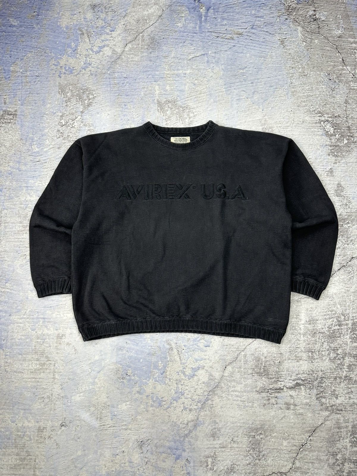 Avirex × Vintage Avirex USA vintage sweatshirt mens box fit heavy cotton Size US L / EU 52-54 / 3 - 5 Thumbnail