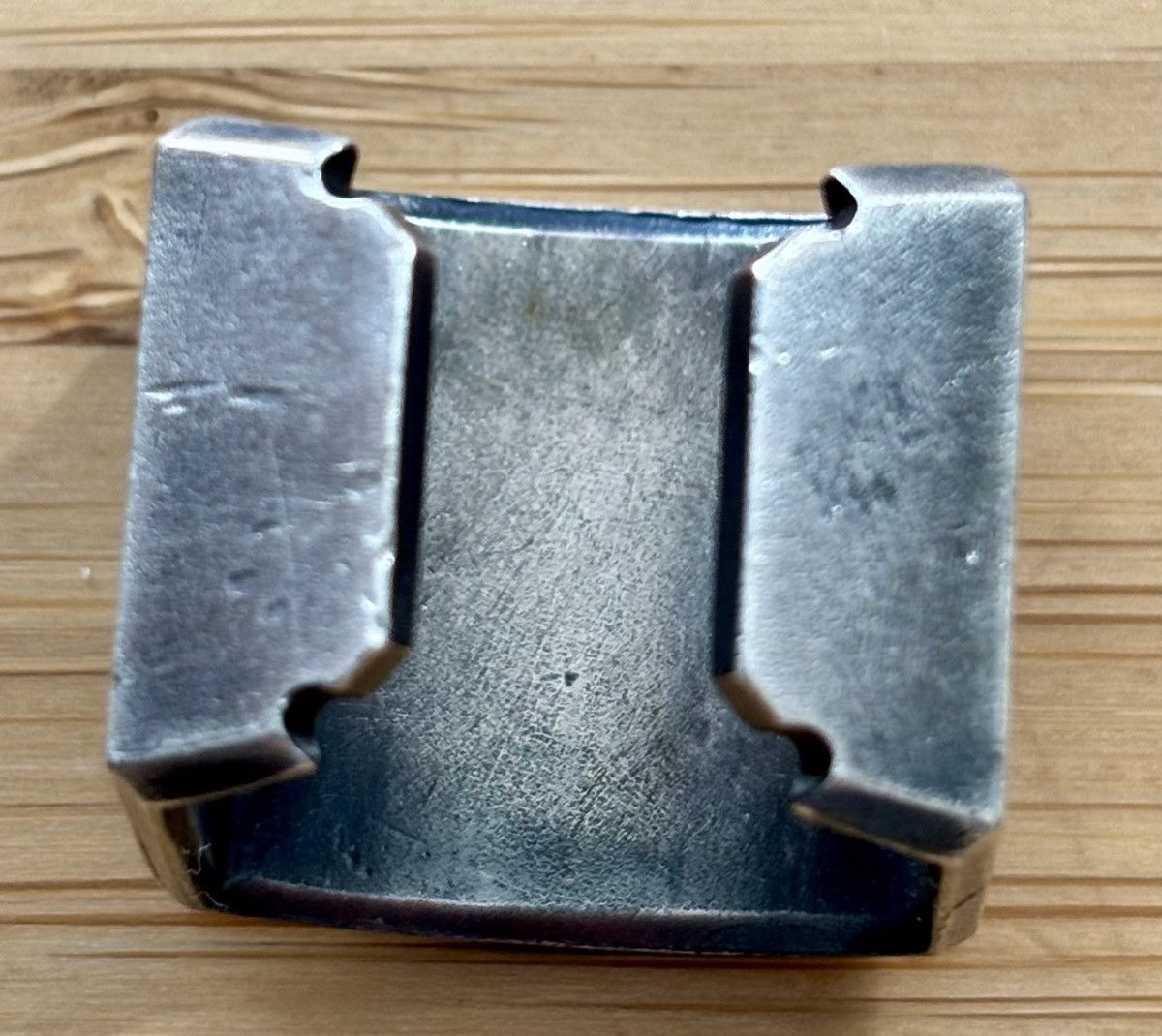 Julius Julius Engraved Industrial Brutalist Alloy Ring Size ONE SIZE - 13 Thumbnail